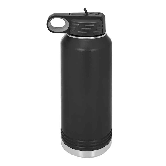 Personalized 32 oz Stainless Steel Powder Coated Insulated Sport Water Bottle Polar Camel
