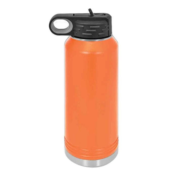 Personalized 32 oz Stainless Steel Powder Coated Insulated Sport Water Bottle Polar Camel