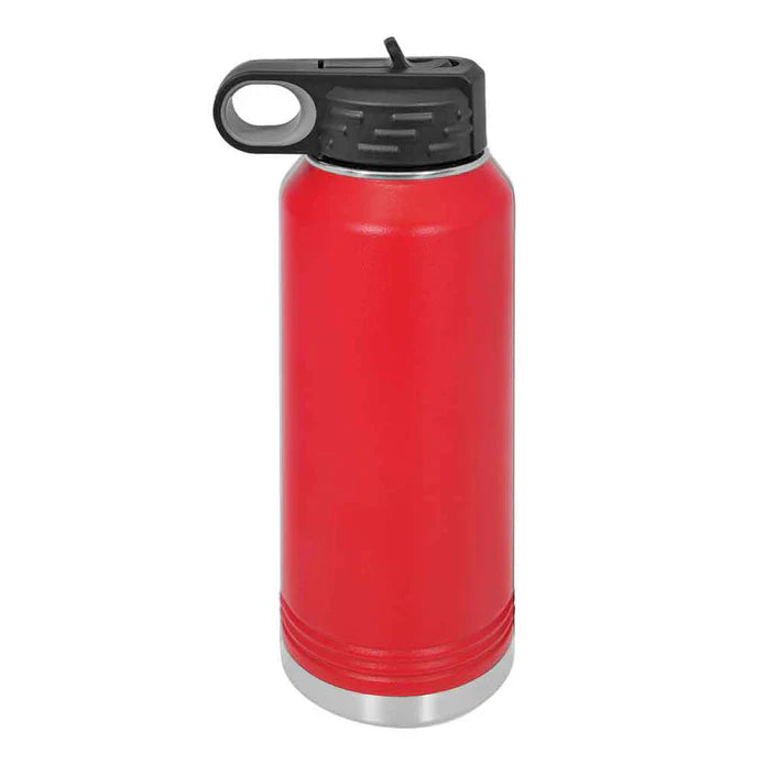 Personalized 32 oz Stainless Steel Powder Coated Insulated Sport Water Bottle Polar Camel