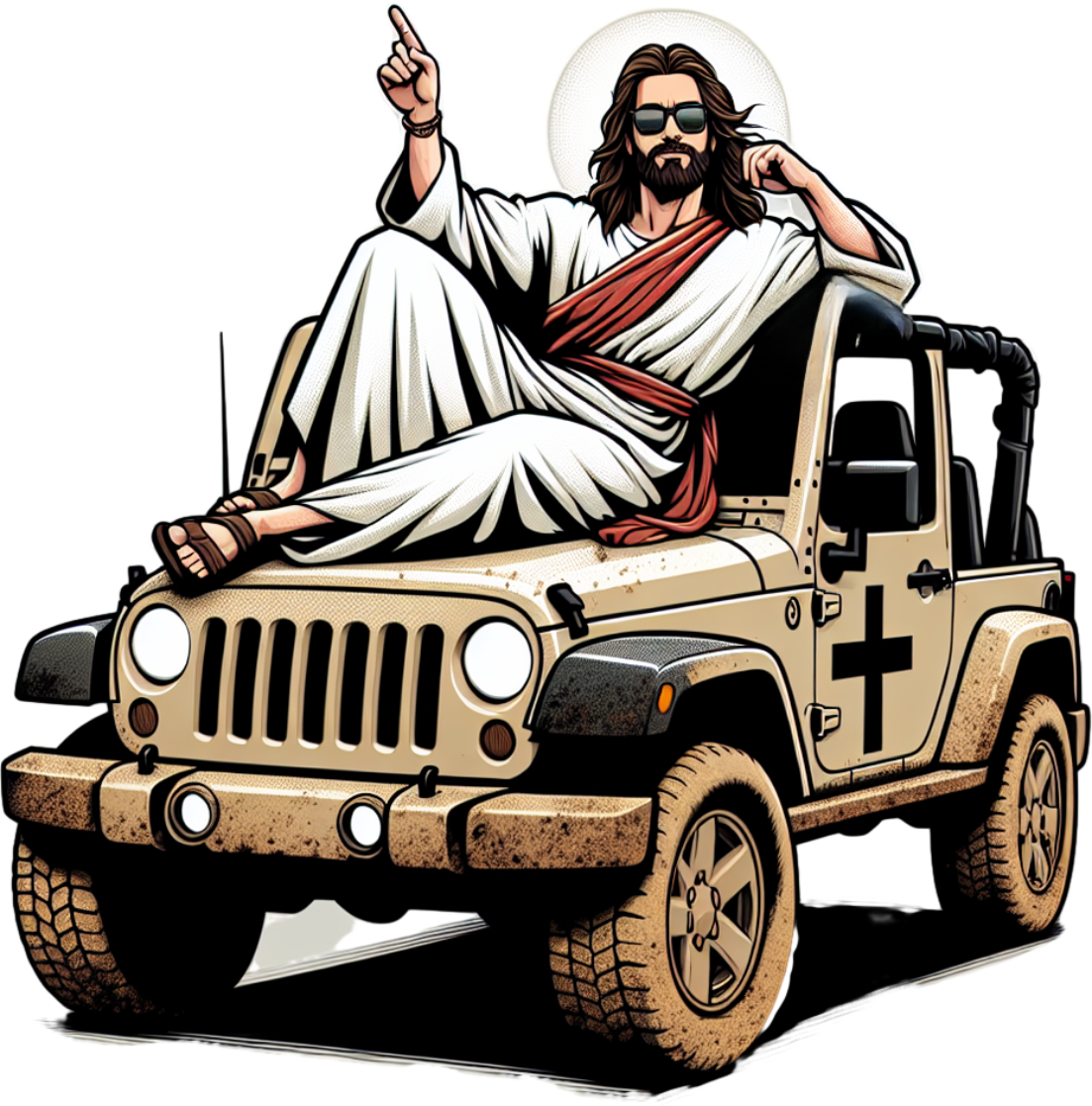 With Jesus...
