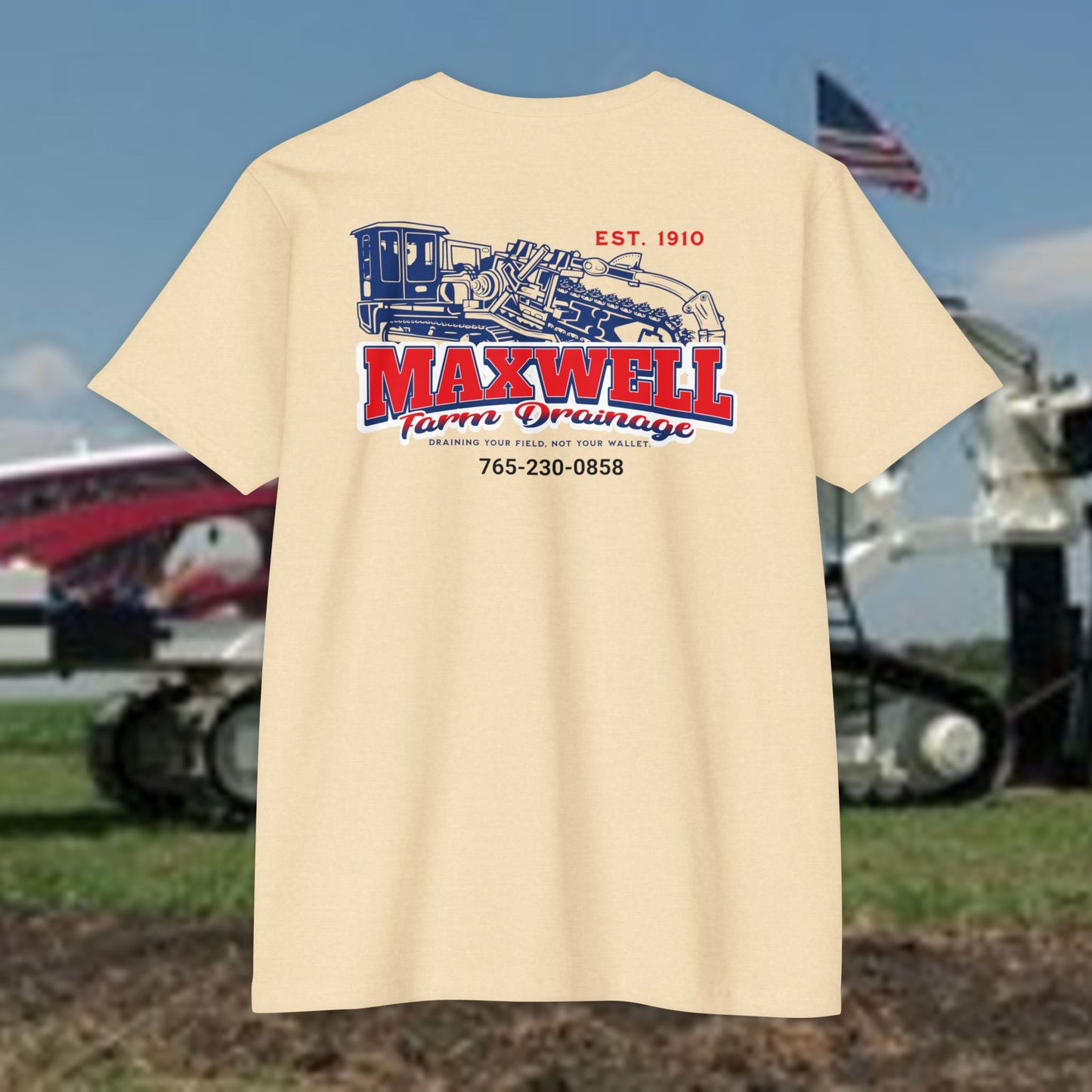 Maxwell Farm Drainage Tee (Next Level 6210)