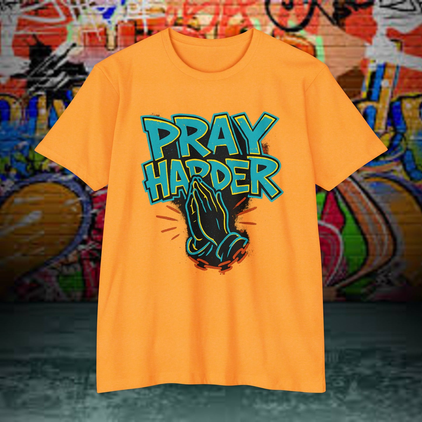 Praying Hands T-shirt, Spiritual Tee, Prayer Shirt, Unisex Graphic Tee, Gift for Believers, Casual Wear, Faith-Based Apparel
