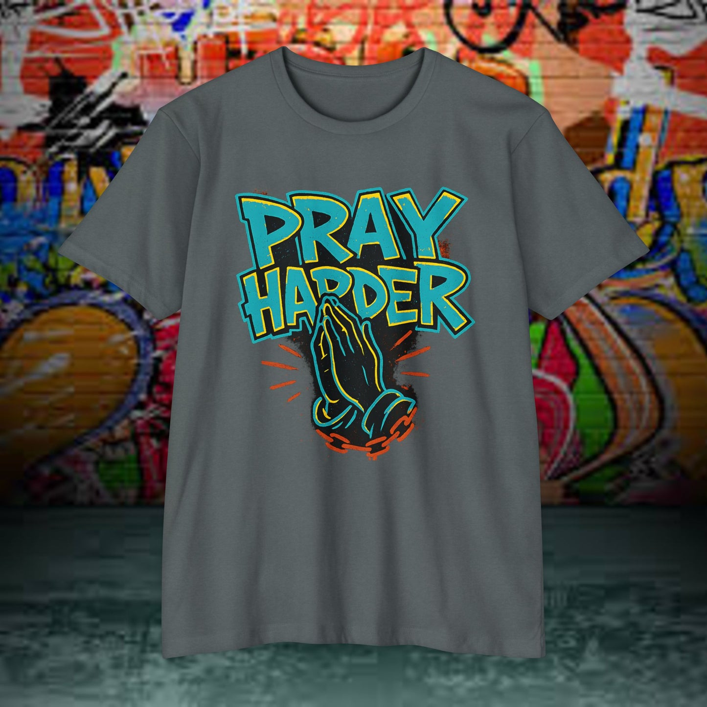 Praying Hands T-shirt, Spiritual Tee, Prayer Shirt, Unisex Graphic Tee, Gift for Believers, Casual Wear, Faith-Based Apparel