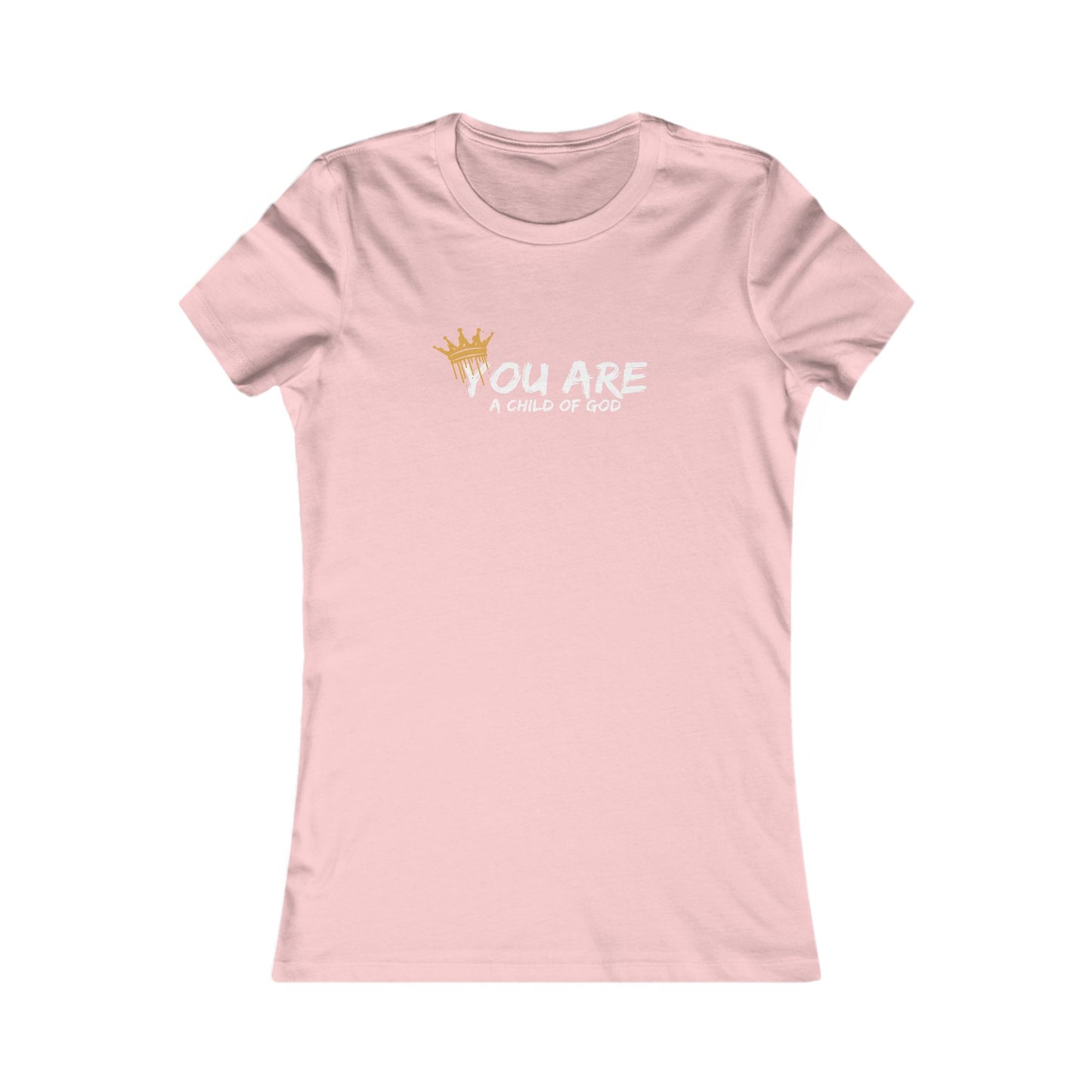 A Child of God Tee | Women's Christian Shirt, Crown Script Faith Top