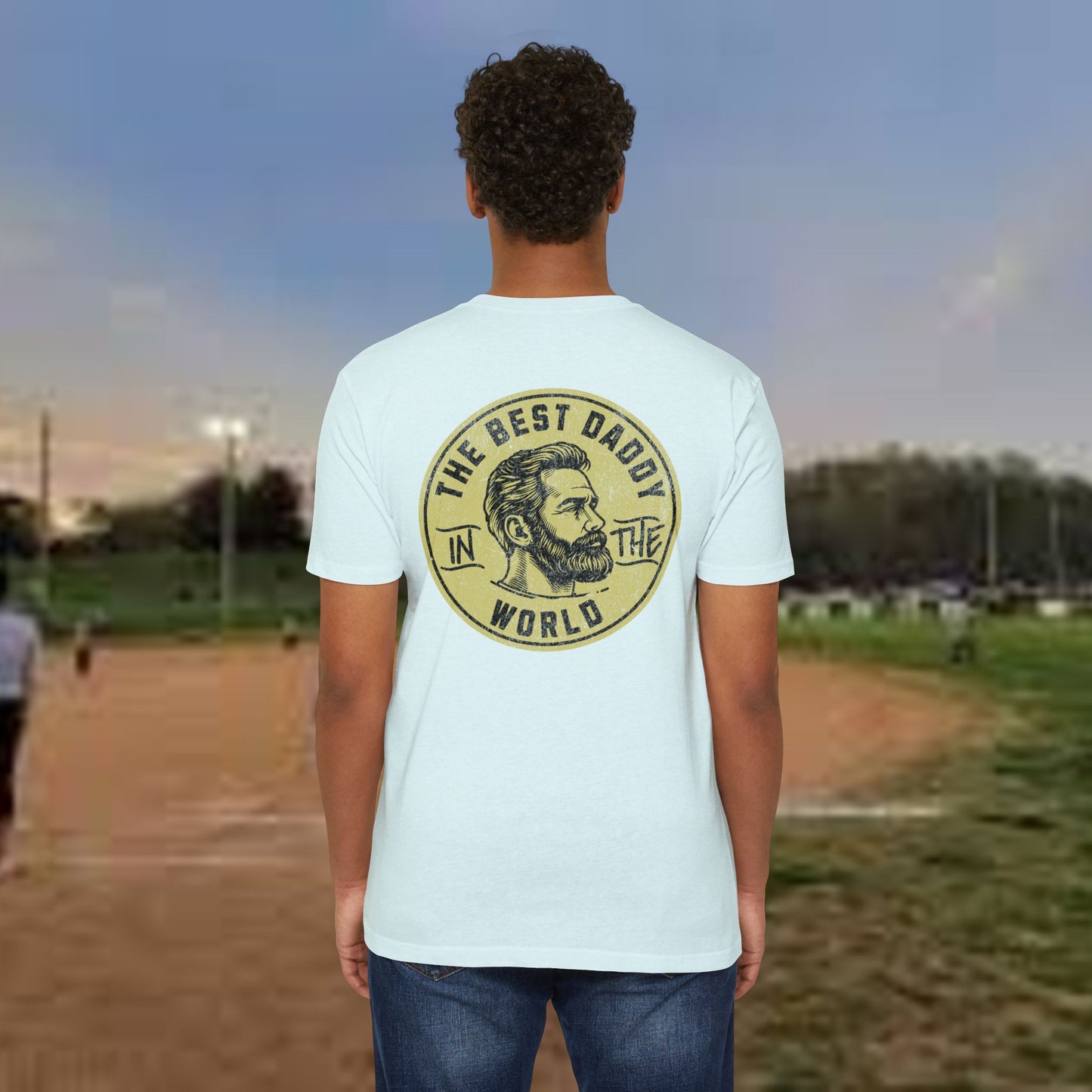 "The Best Daddy in the World" Vintage Graphic Tee – Next Level 6210