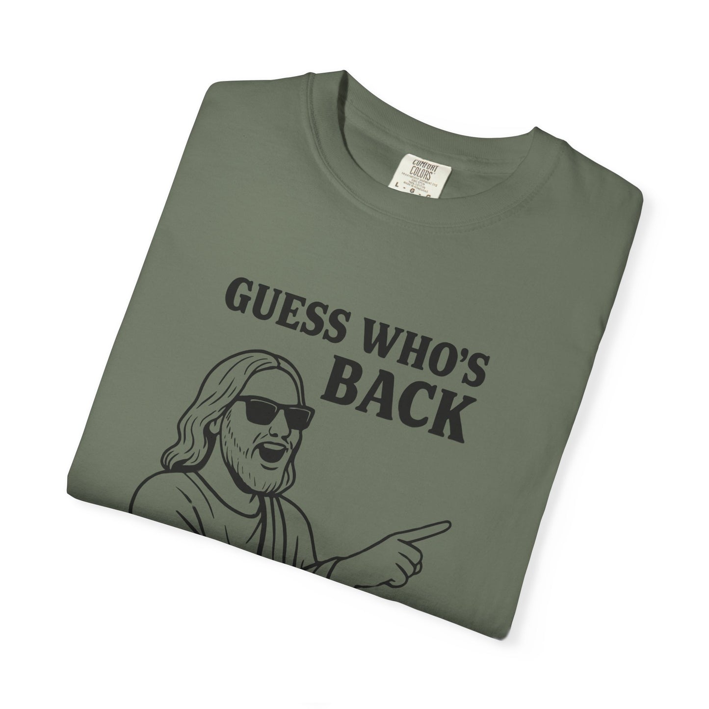 Funny Unisex T-Shirt, "Guess Who's Back" Graphic Tee, Cool Casual Wear, Gift for Friends, Meme Shirt