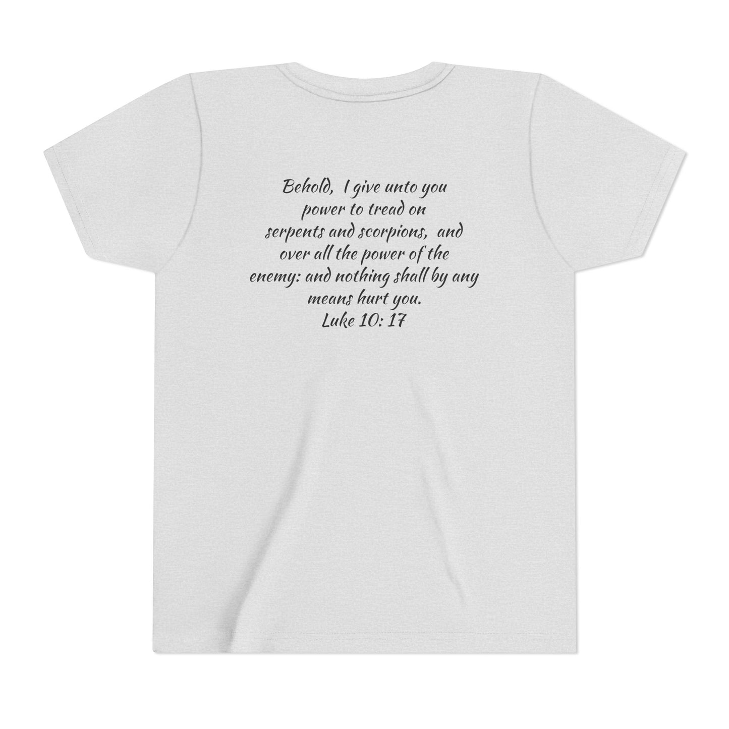 Youth Short Sleeve Tee - Let Me Cook! with Inspirational Bible Verse