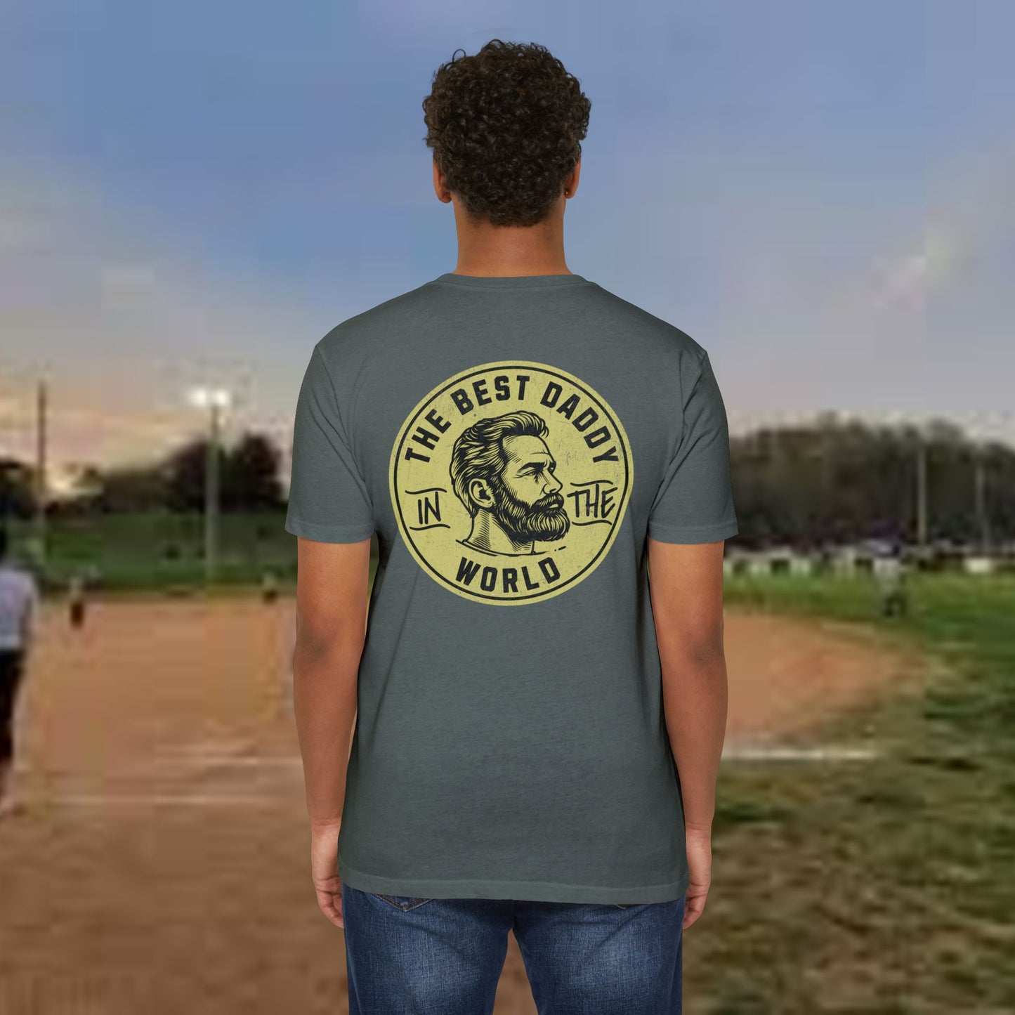 "The Best Daddy in the World" Vintage Graphic Tee – Next Level 6210