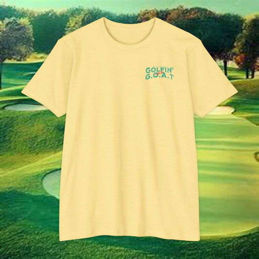 Golfin with the GOAT Tee  Jesus Golf Shirt, Mulligan Grace Christian Tee