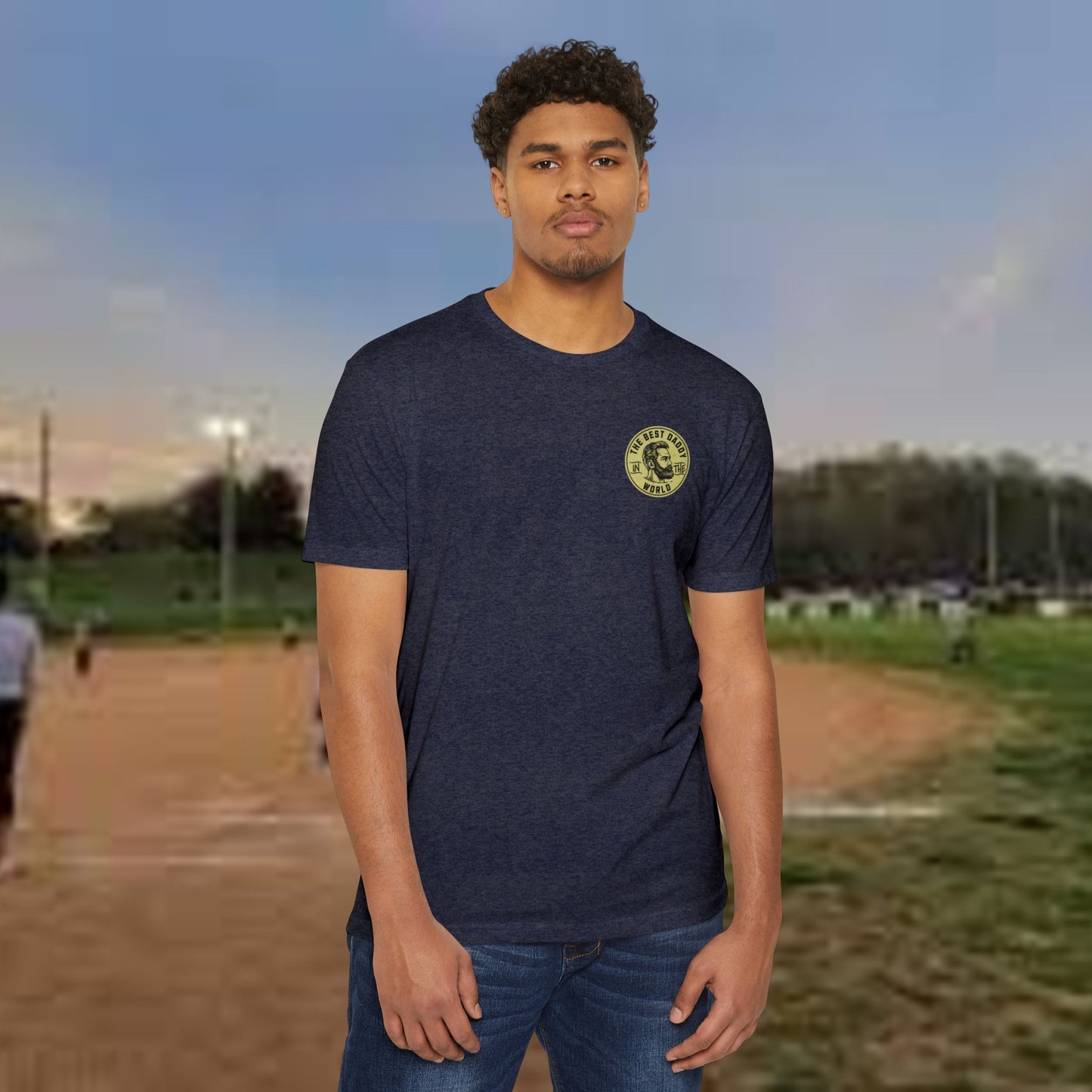 "The Best Daddy in the World" Vintage Graphic Tee – Next Level 6210