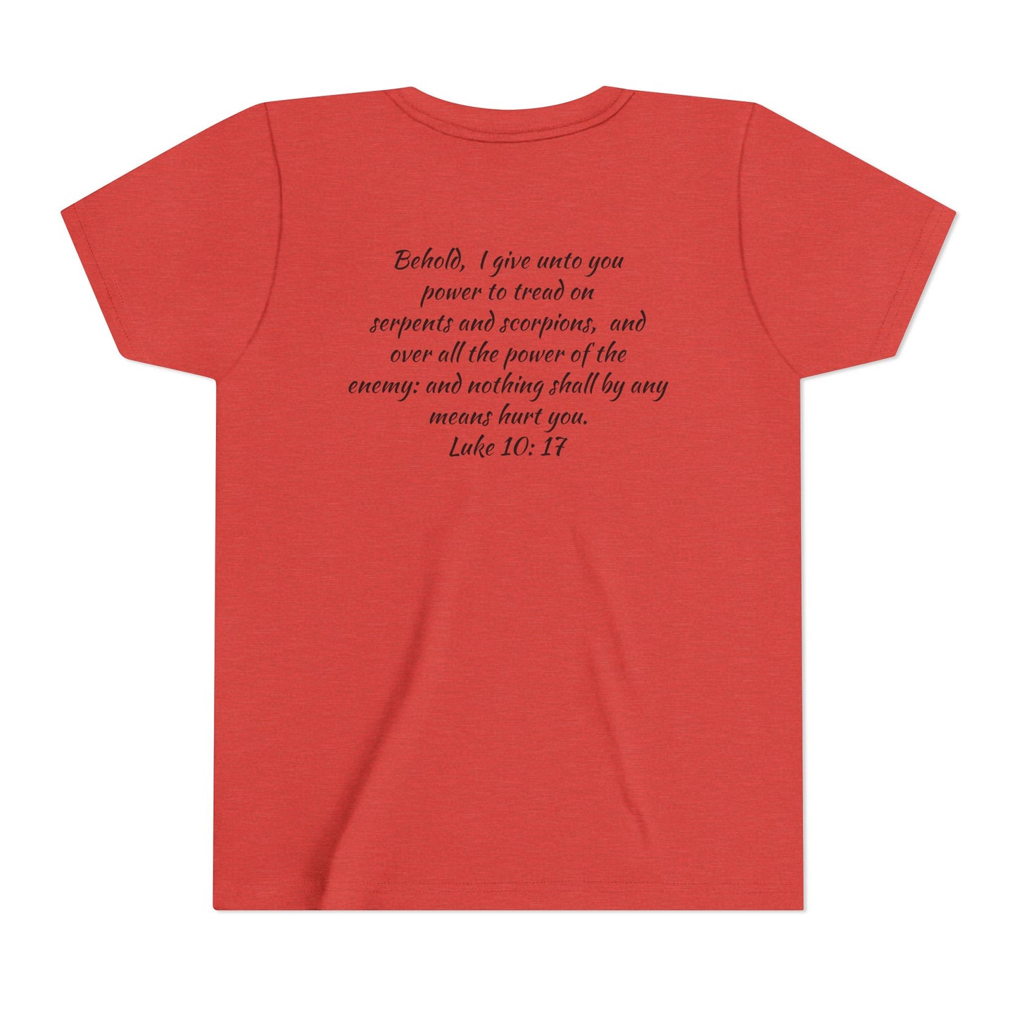 Youth Short Sleeve Tee - Let Me Cook! with Inspirational Bible Verse