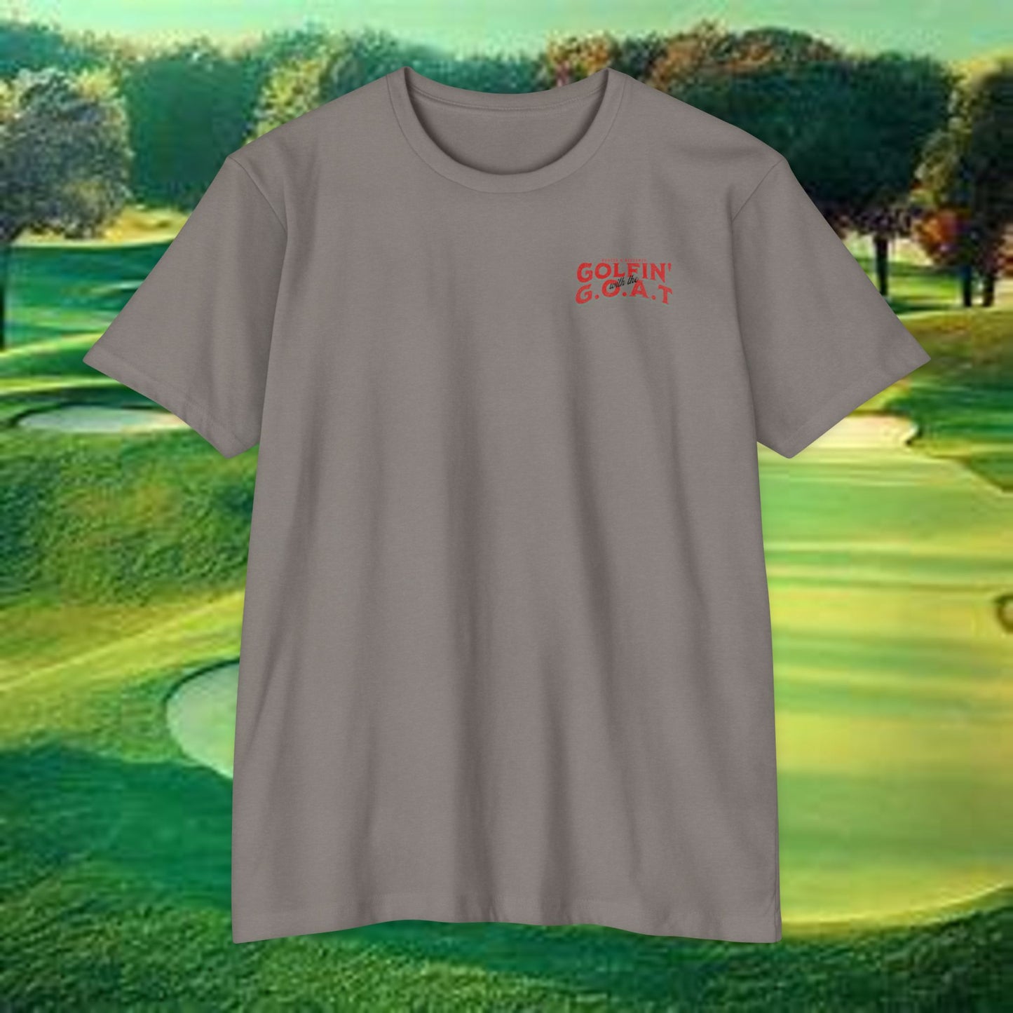 Golfin with the GOAT Tee  Jesus Golf Shirt, Mulligan Grace Christian Tee