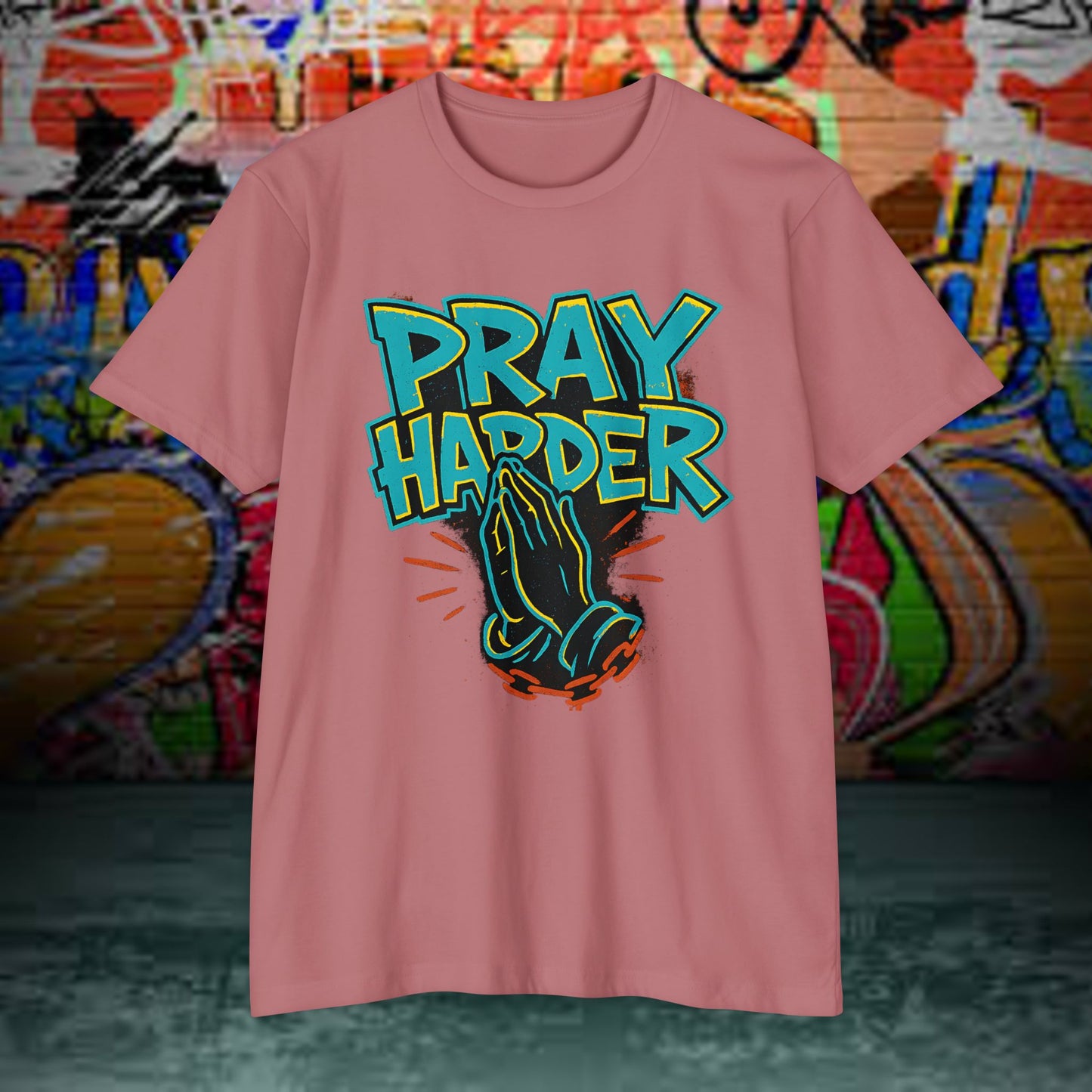 Praying Hands T-shirt, Spiritual Tee, Prayer Shirt, Unisex Graphic Tee, Gift for Believers, Casual Wear, Faith-Based Apparel