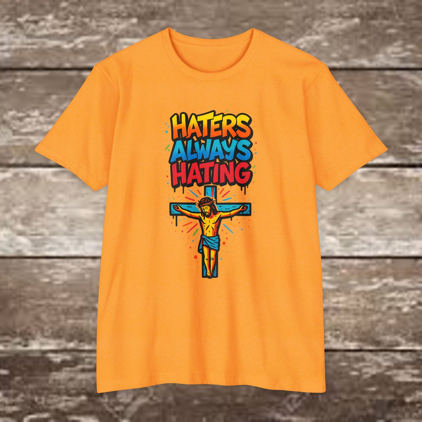 "Haters always Hating” Graffiti Streetwear Tee – Next Level 6210