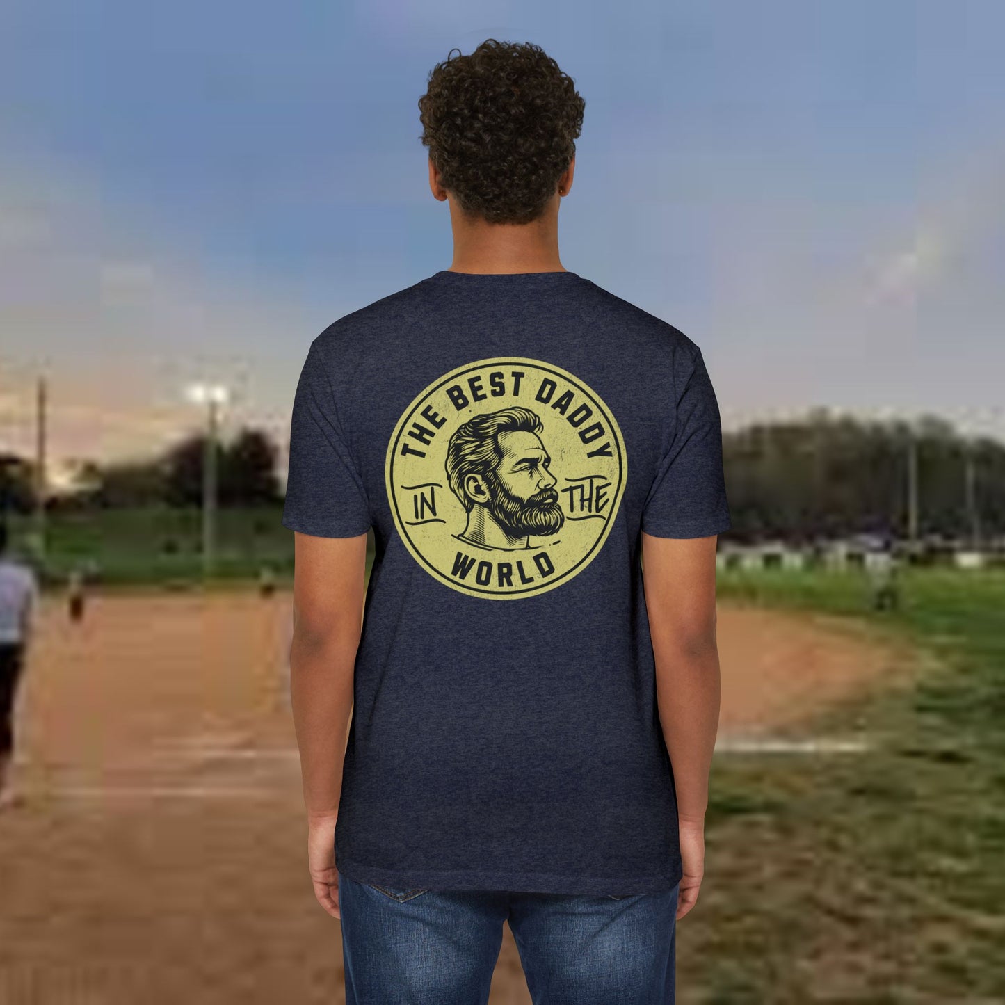 "The Best Daddy in the World" Vintage Graphic Tee – Next Level 6210