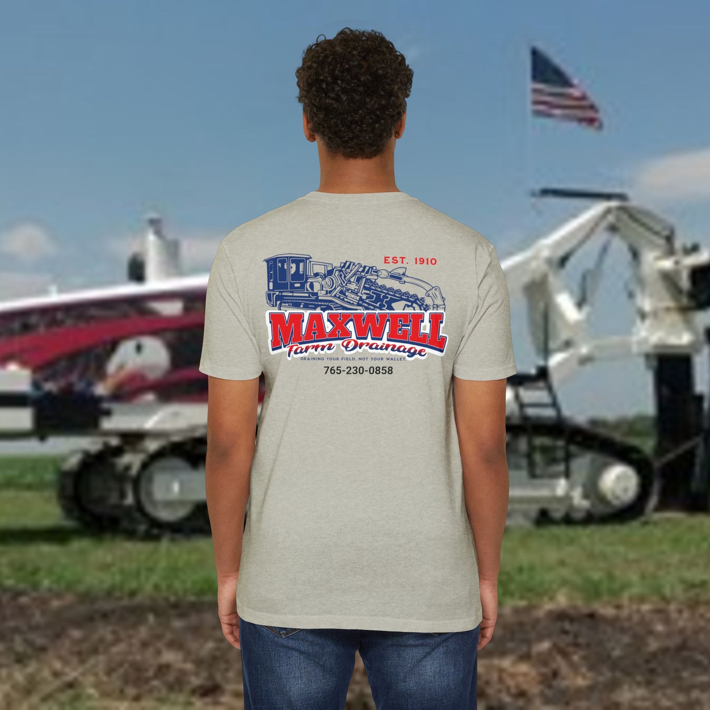 Maxwell Farm Drainage Tee (Next Level 6210)