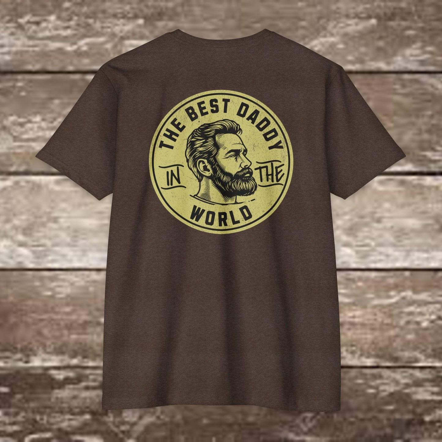 "The Best Daddy in the World" Vintage Graphic Tee – Next Level 6210