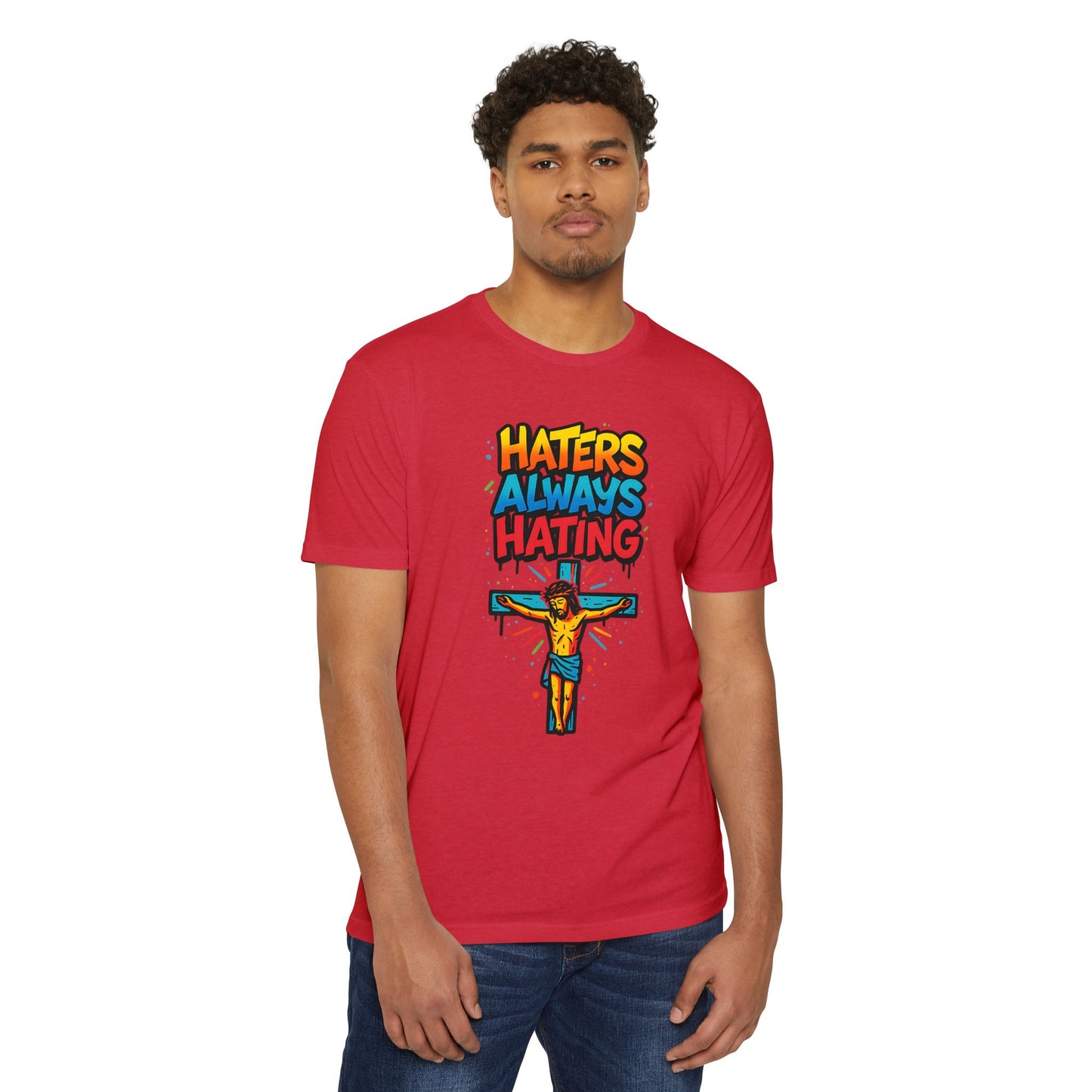 "Haters always Hating” Graffiti Streetwear Tee – Next Level 6210