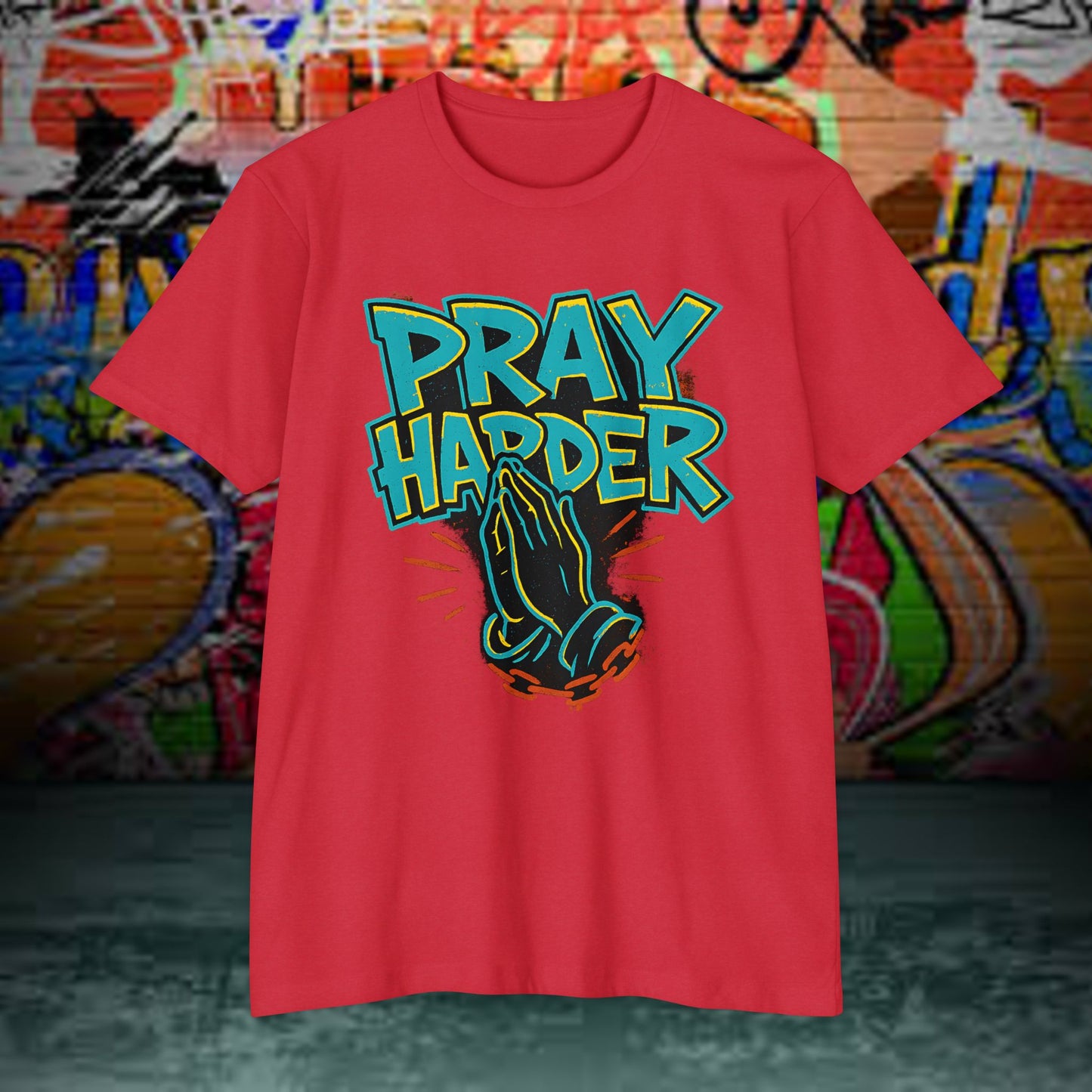 Praying Hands T-shirt, Spiritual Tee, Prayer Shirt, Unisex Graphic Tee, Gift for Believers, Casual Wear, Faith-Based Apparel