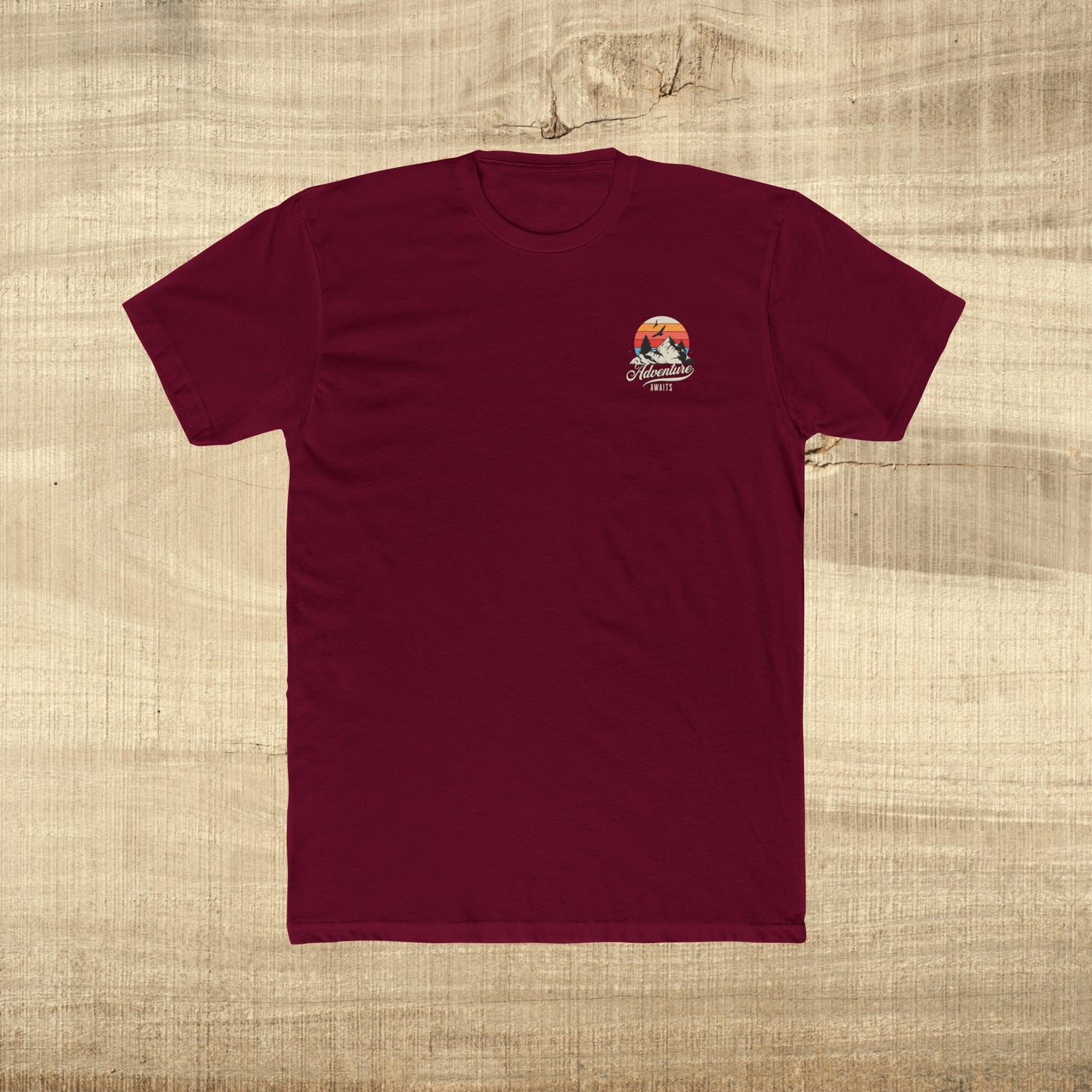 Adventure Awaits Mountain Sunset T-Shirt