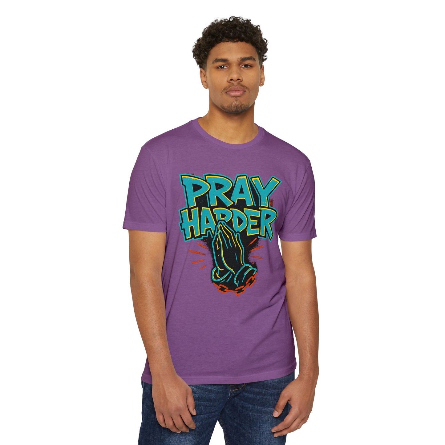 Praying Hands T-shirt, Spiritual Tee, Prayer Shirt, Unisex Graphic Tee, Gift for Believers, Casual Wear, Faith-Based Apparel
