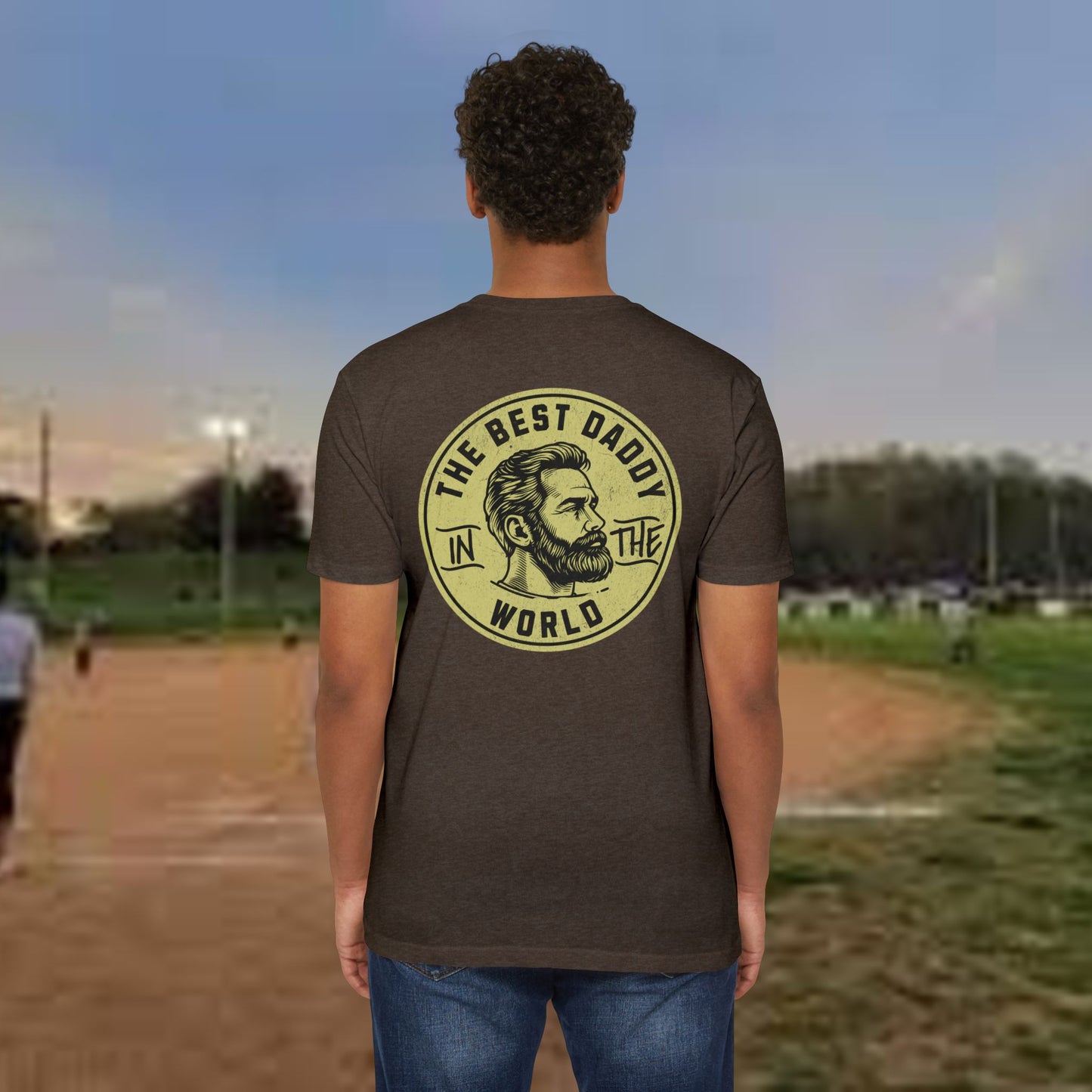 "The Best Daddy in the World" Vintage Graphic Tee – Next Level 6210