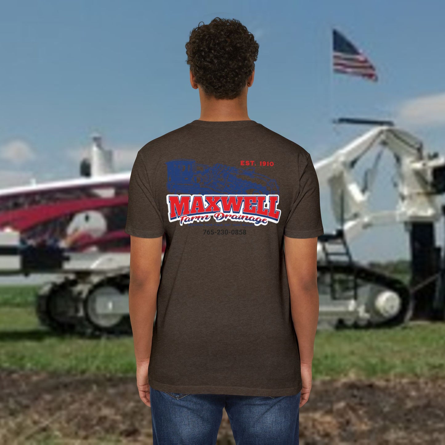 Maxwell Farm Drainage Tee (Next Level 6210)