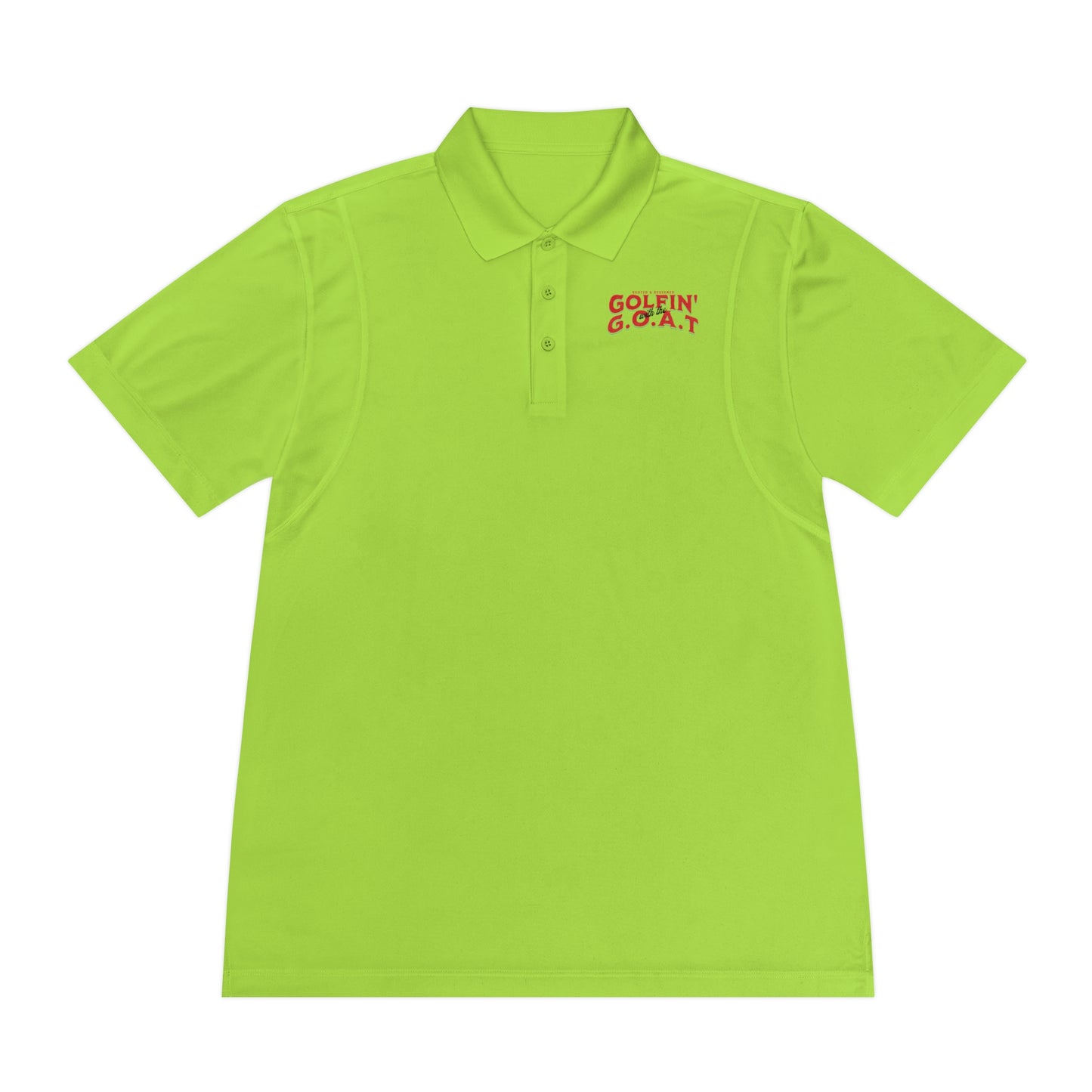 Golfing with Jesus Polo Shirt — Men's Faith-Based Golf Polo