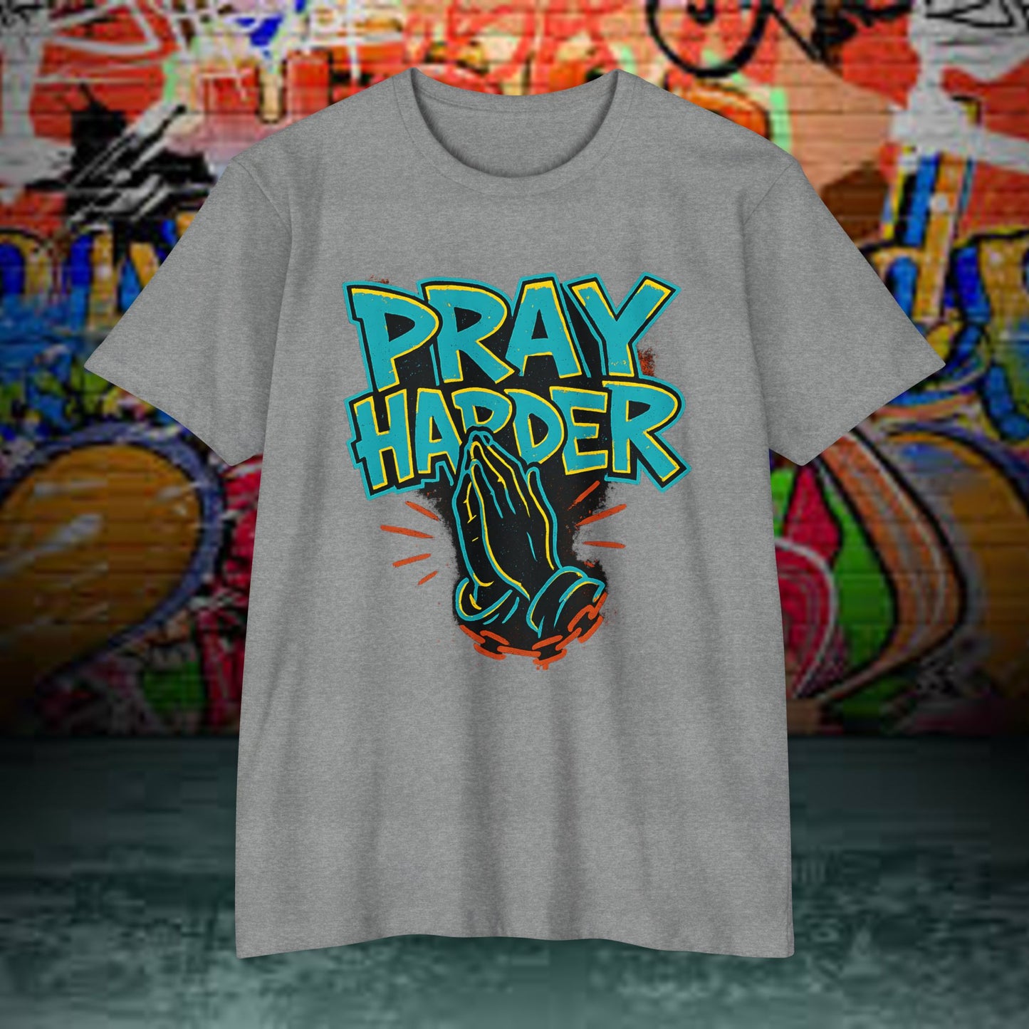 Praying Hands T-shirt, Spiritual Tee, Prayer Shirt, Unisex Graphic Tee, Gift for Believers, Casual Wear, Faith-Based Apparel