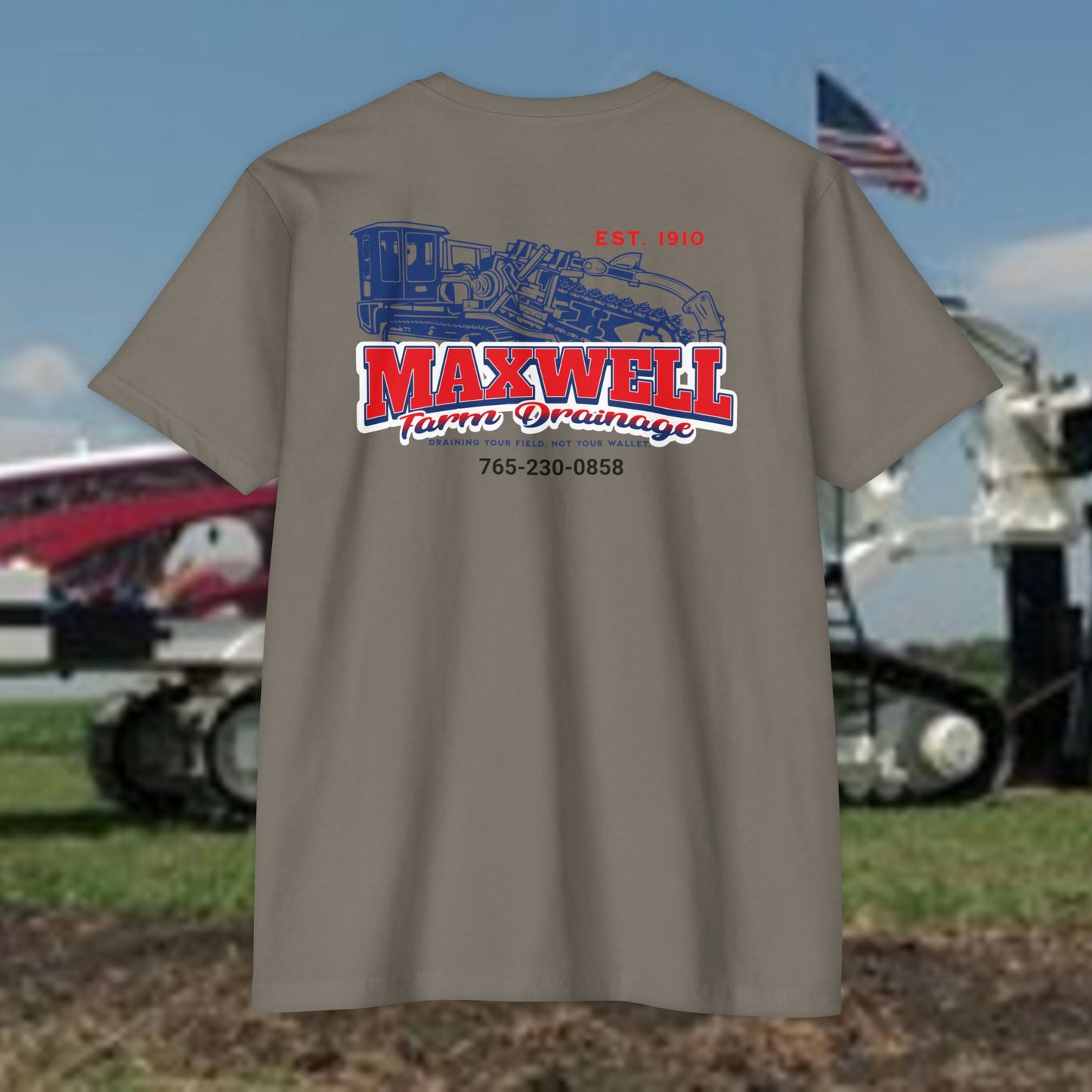 Maxwell Farm Drainage Tee (Next Level 6210)