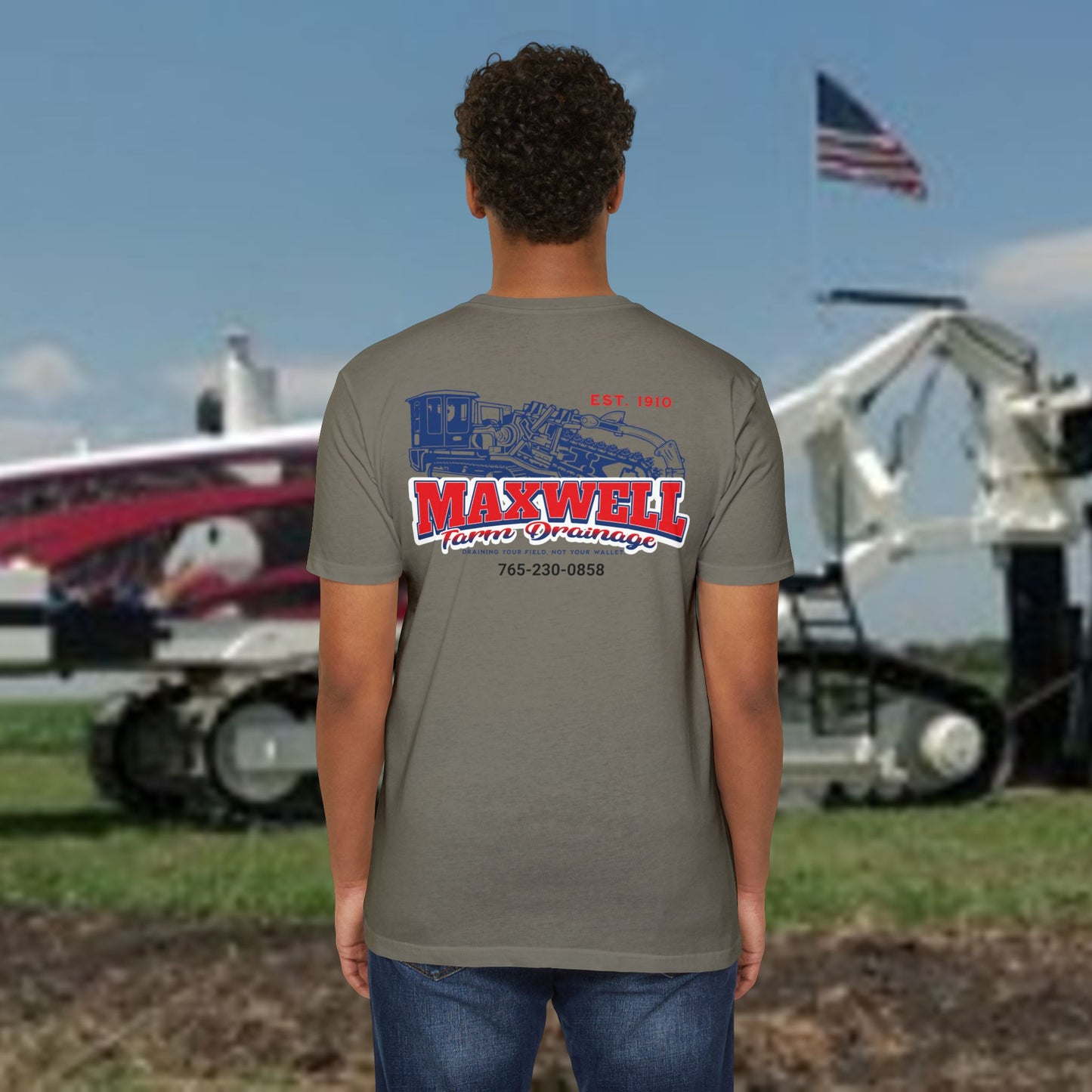 Maxwell Farm Drainage Tee (Next Level 6210)