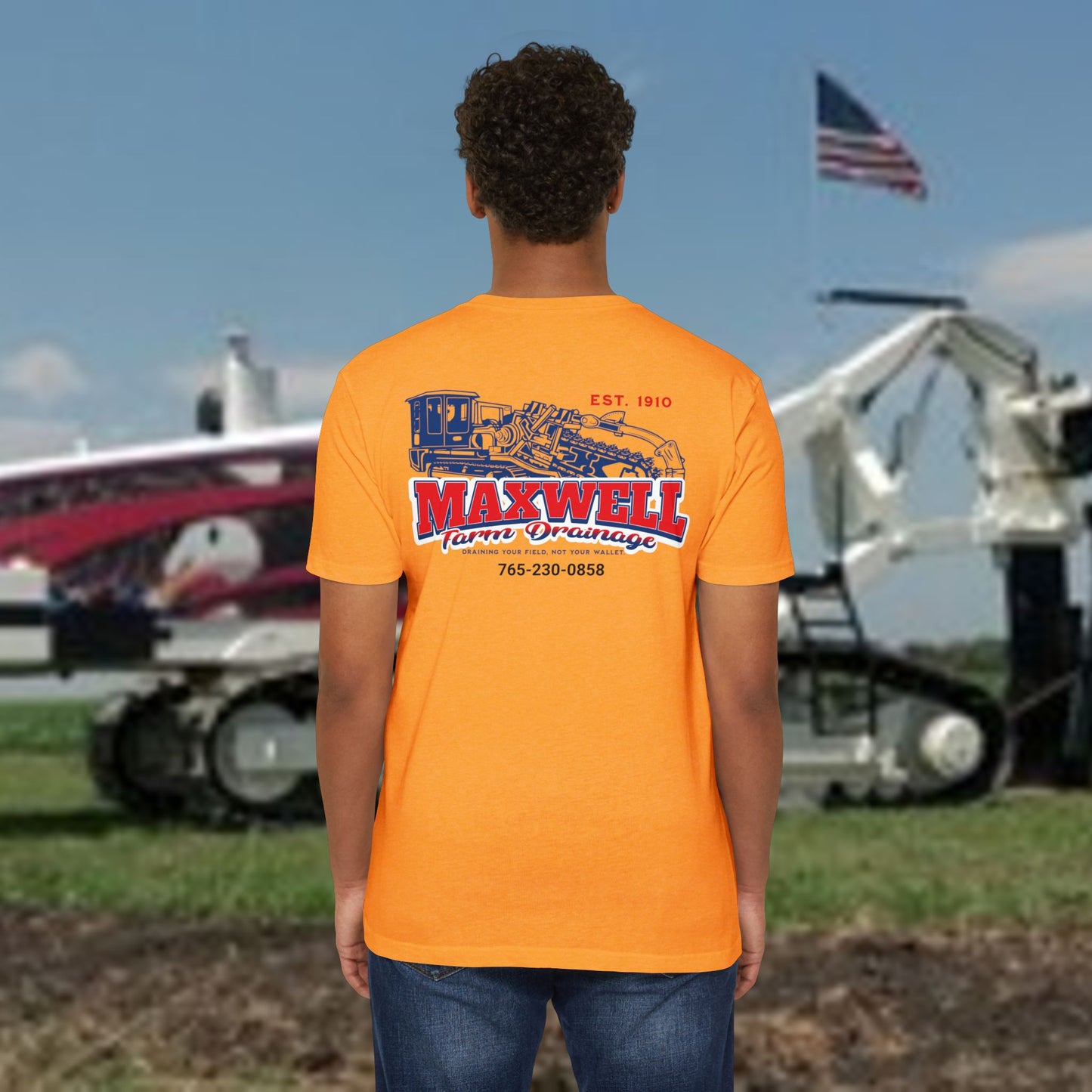 Maxwell Farm Drainage Tee (Next Level 6210)
