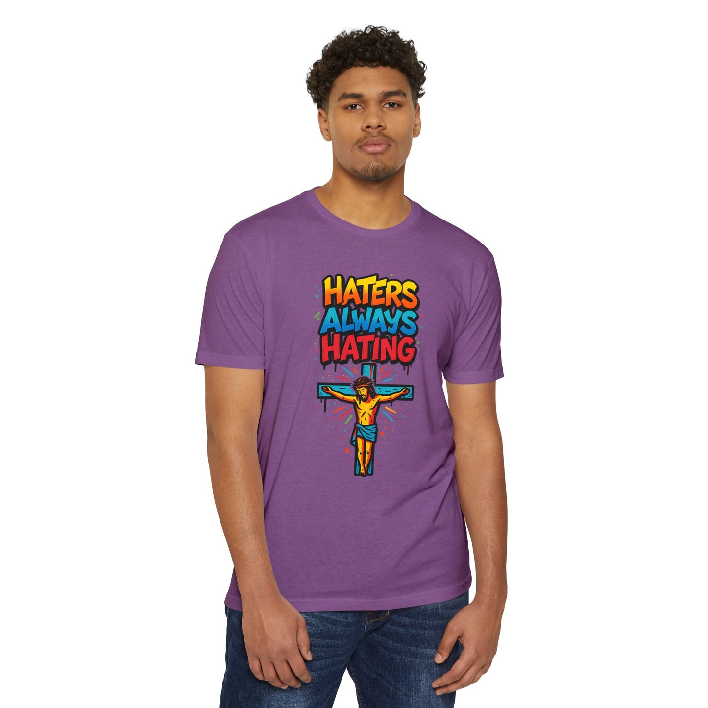 "Haters always Hating” Graffiti Streetwear Tee – Next Level 6210