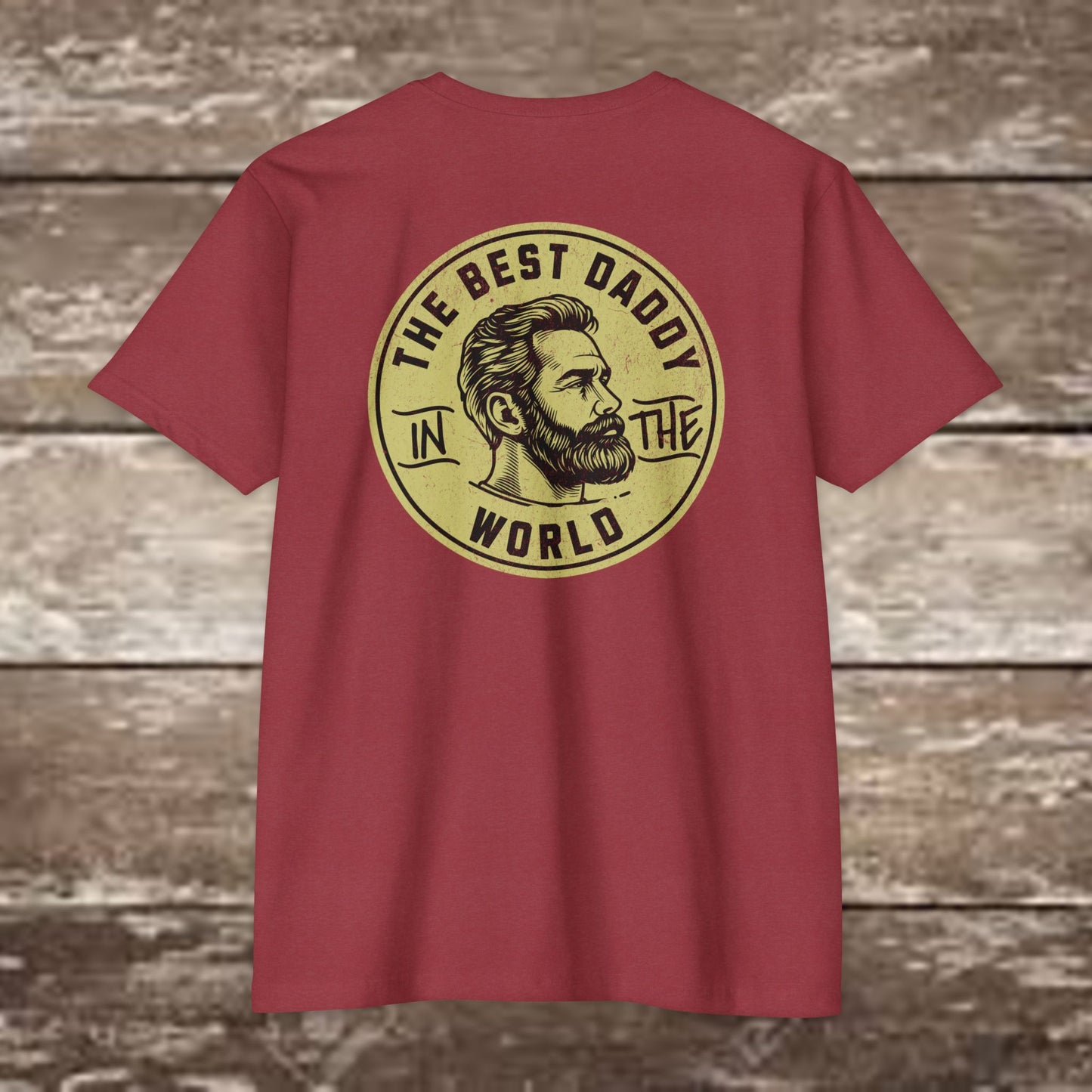 "The Best Daddy in the World" Vintage Graphic Tee – Next Level 6210