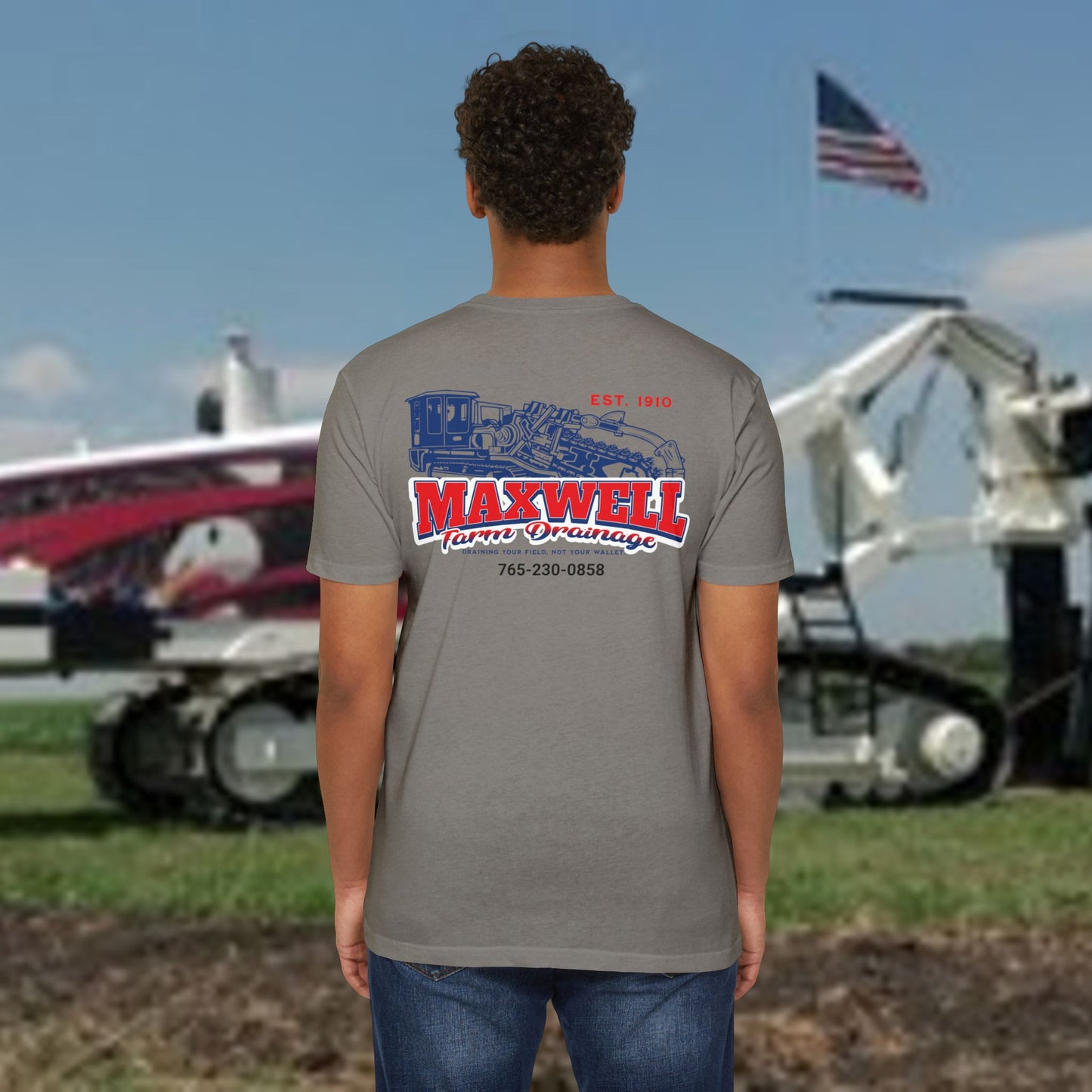 Maxwell Farm Drainage Tee (Next Level 6210)