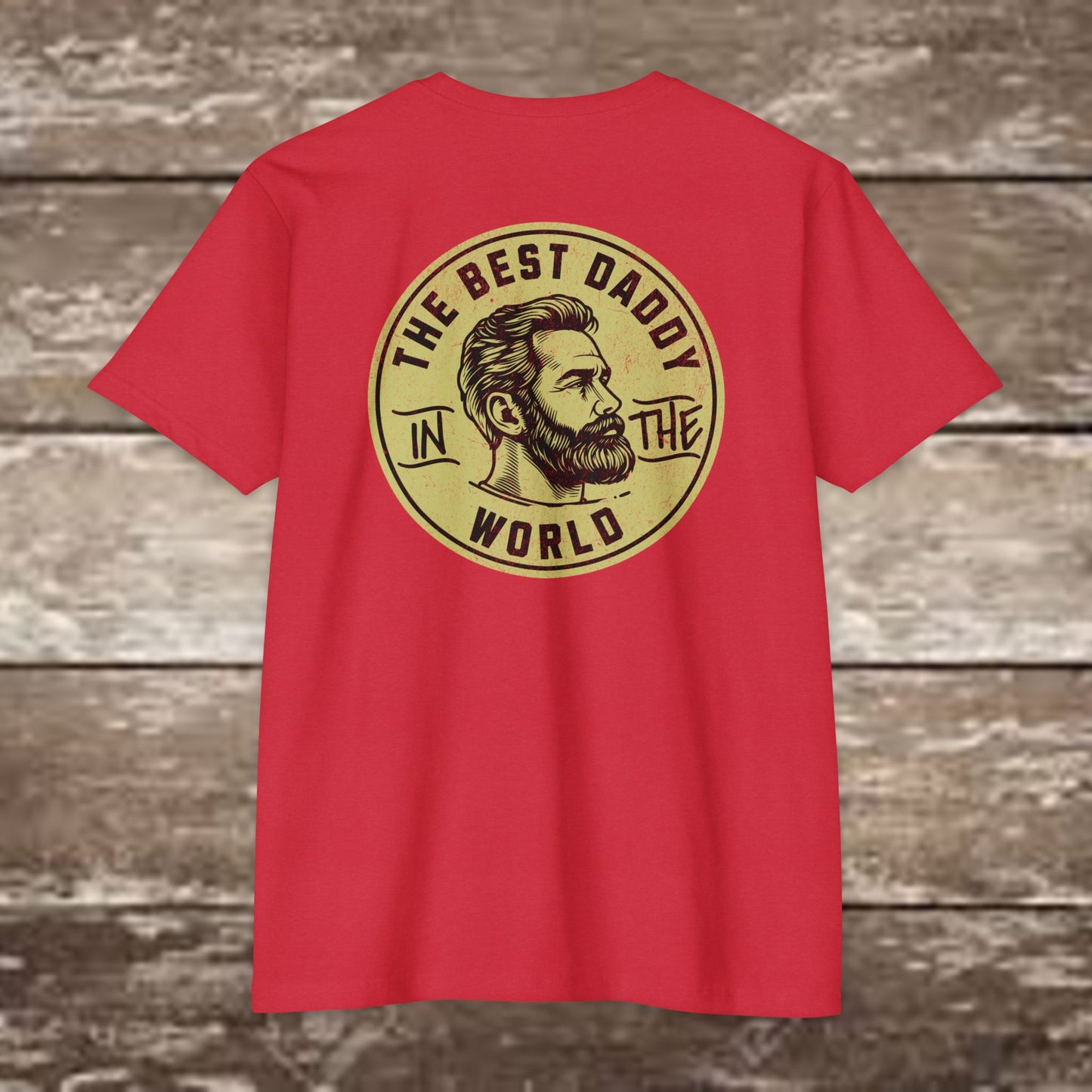 "The Best Daddy in the World" Vintage Graphic Tee – Next Level 6210