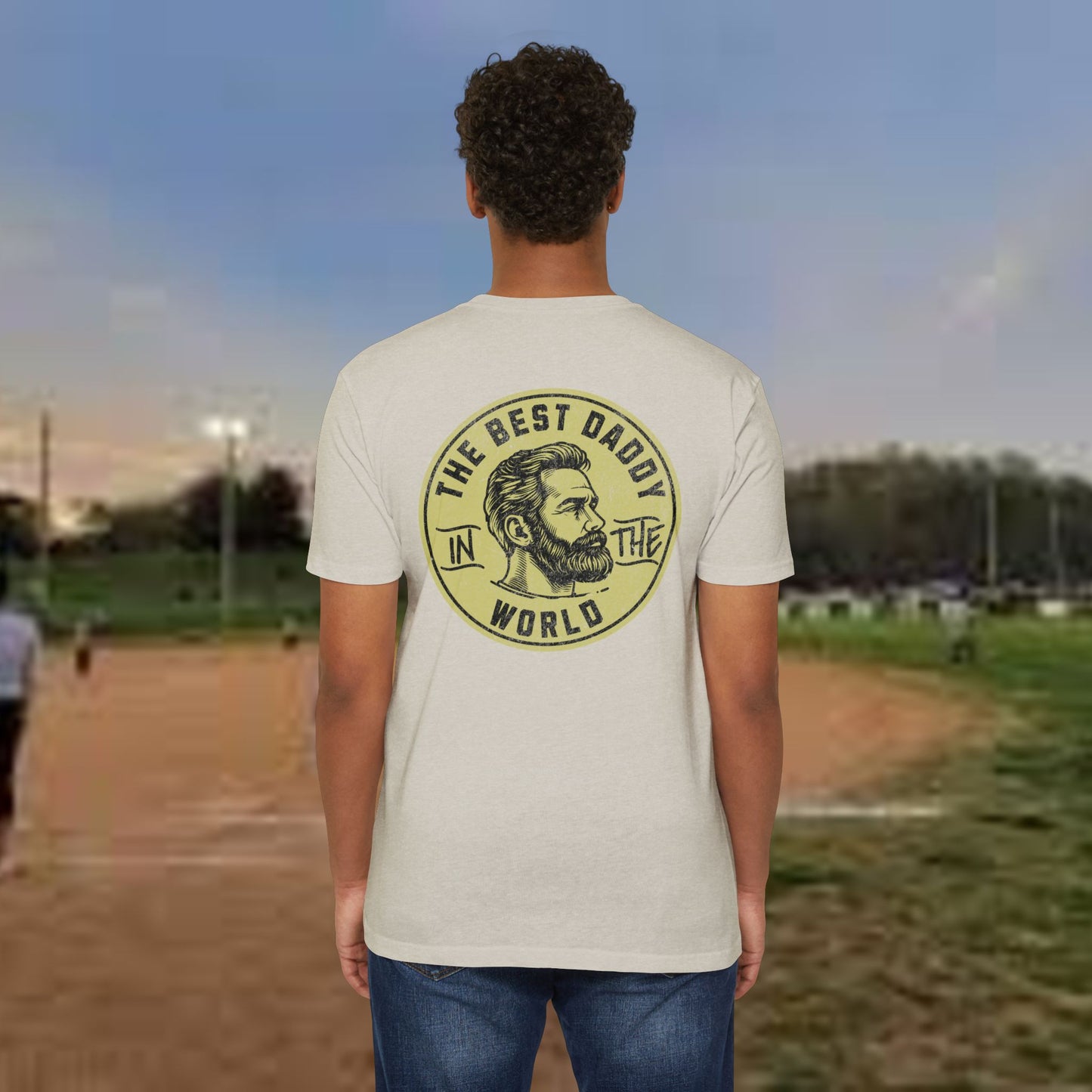 "The Best Daddy in the World" Vintage Graphic Tee – Next Level 6210