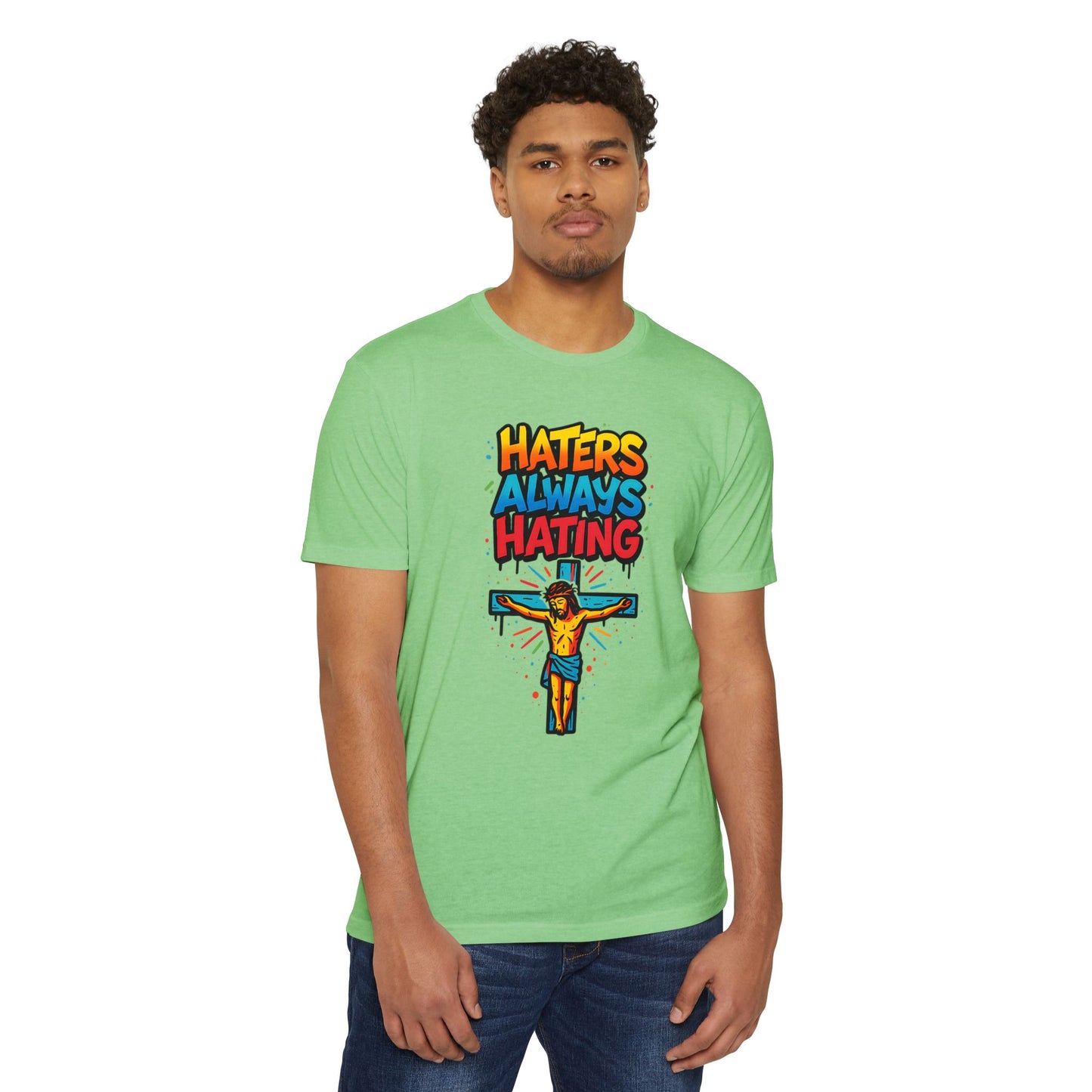 "Haters always Hating” Graffiti Streetwear Tee – Next Level 6210
