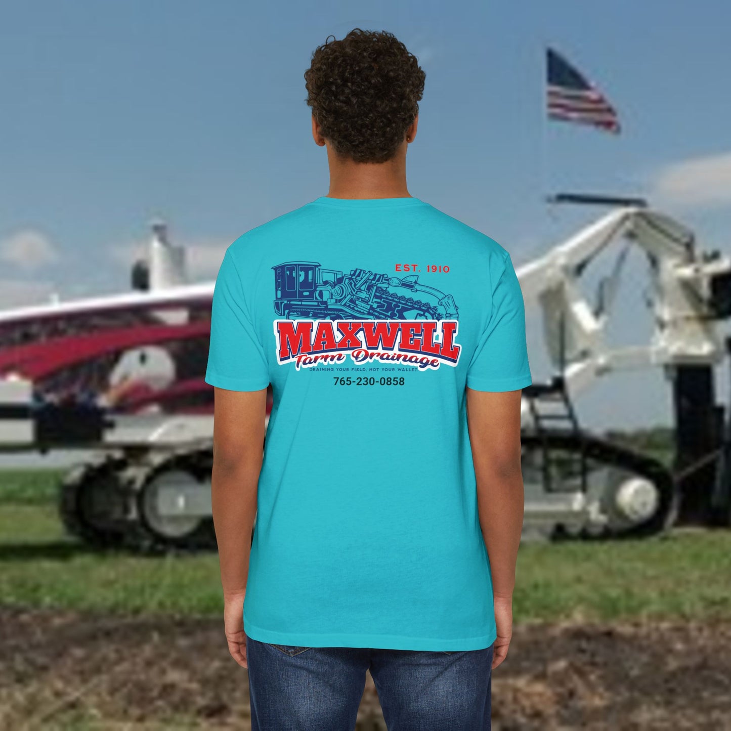 Maxwell Farm Drainage Tee (Next Level 6210)