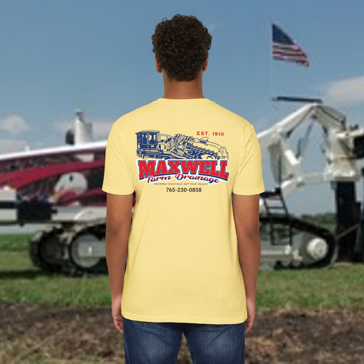 Maxwell Farm Drainage Tee (Next Level 6210)