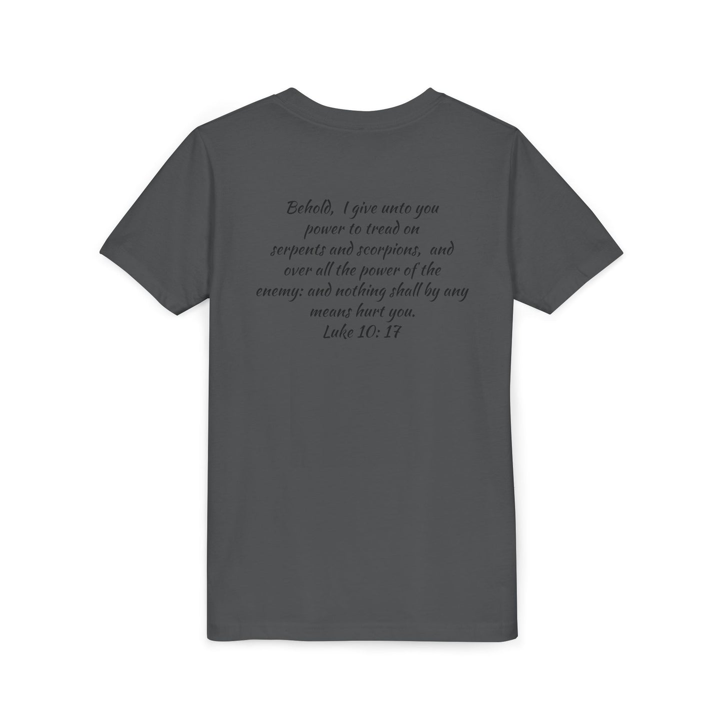 Youth Short Sleeve Tee - Let Me Cook! with Inspirational Bible Verse