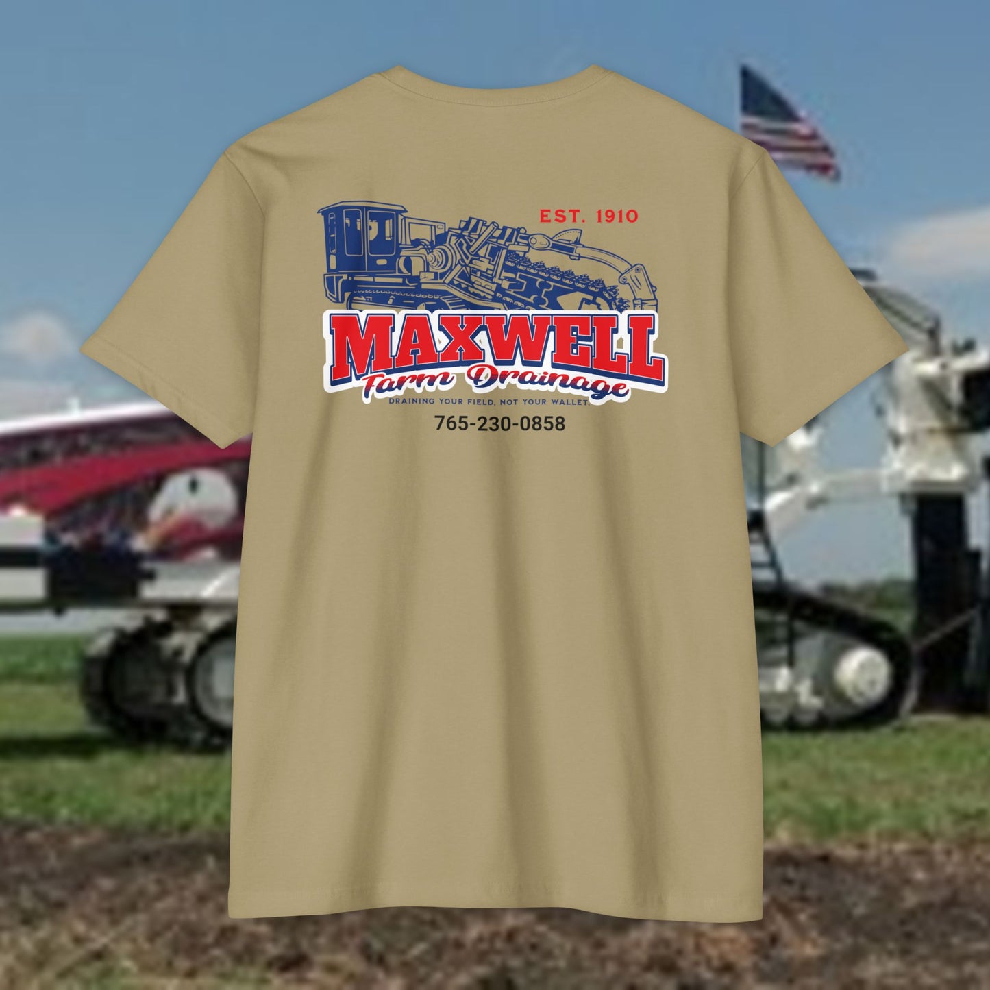 Maxwell Farm Drainage Tee (Next Level 6210)