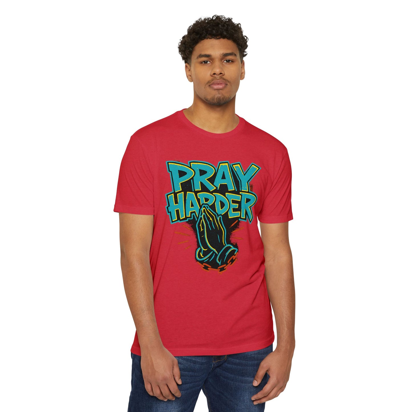 Praying Hands T-shirt, Spiritual Tee, Prayer Shirt, Unisex Graphic Tee, Gift for Believers, Casual Wear, Faith-Based Apparel