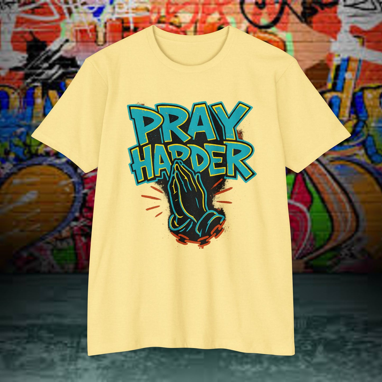 Praying Hands T-shirt, Spiritual Tee, Prayer Shirt, Unisex Graphic Tee, Gift for Believers, Casual Wear, Faith-Based Apparel