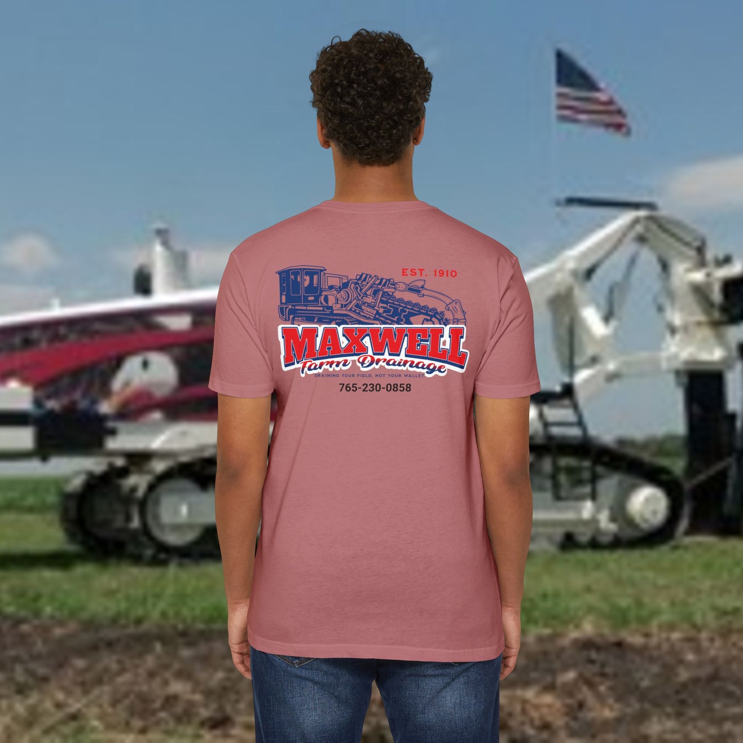 Maxwell Farm Drainage Tee (Next Level 6210)