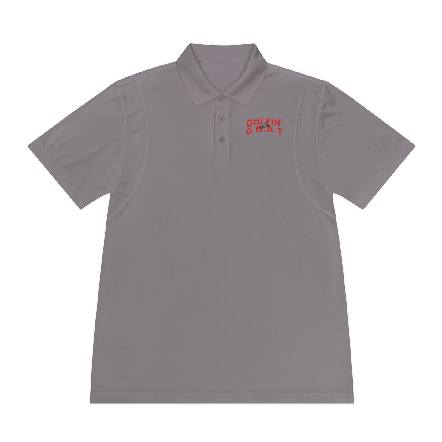 Golfing with Jesus Polo Shirt — Men's Faith-Based Golf Polo