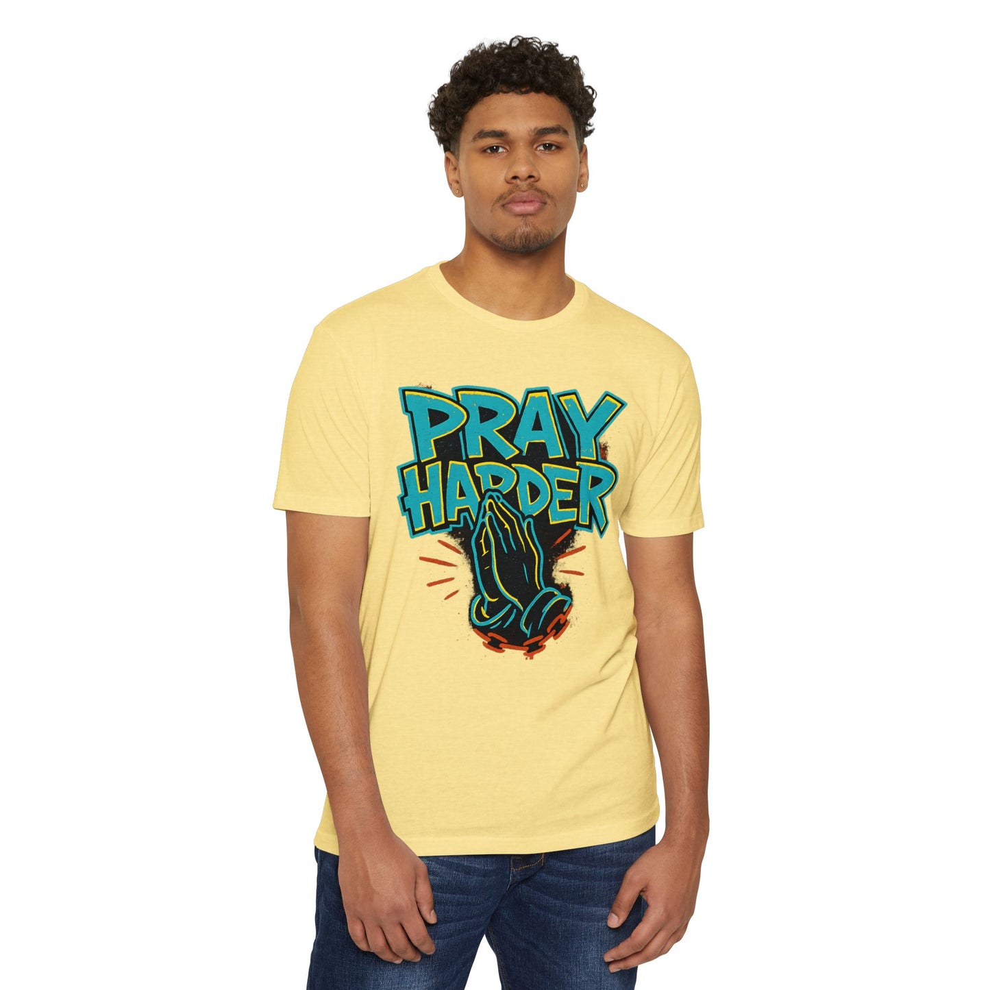 Praying Hands T-shirt, Spiritual Tee, Prayer Shirt, Unisex Graphic Tee, Gift for Believers, Casual Wear, Faith-Based Apparel