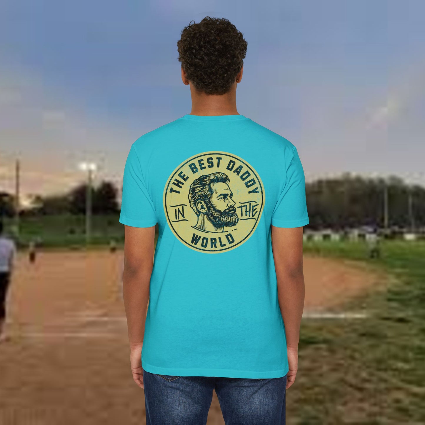 "The Best Daddy in the World" Vintage Graphic Tee – Next Level 6210