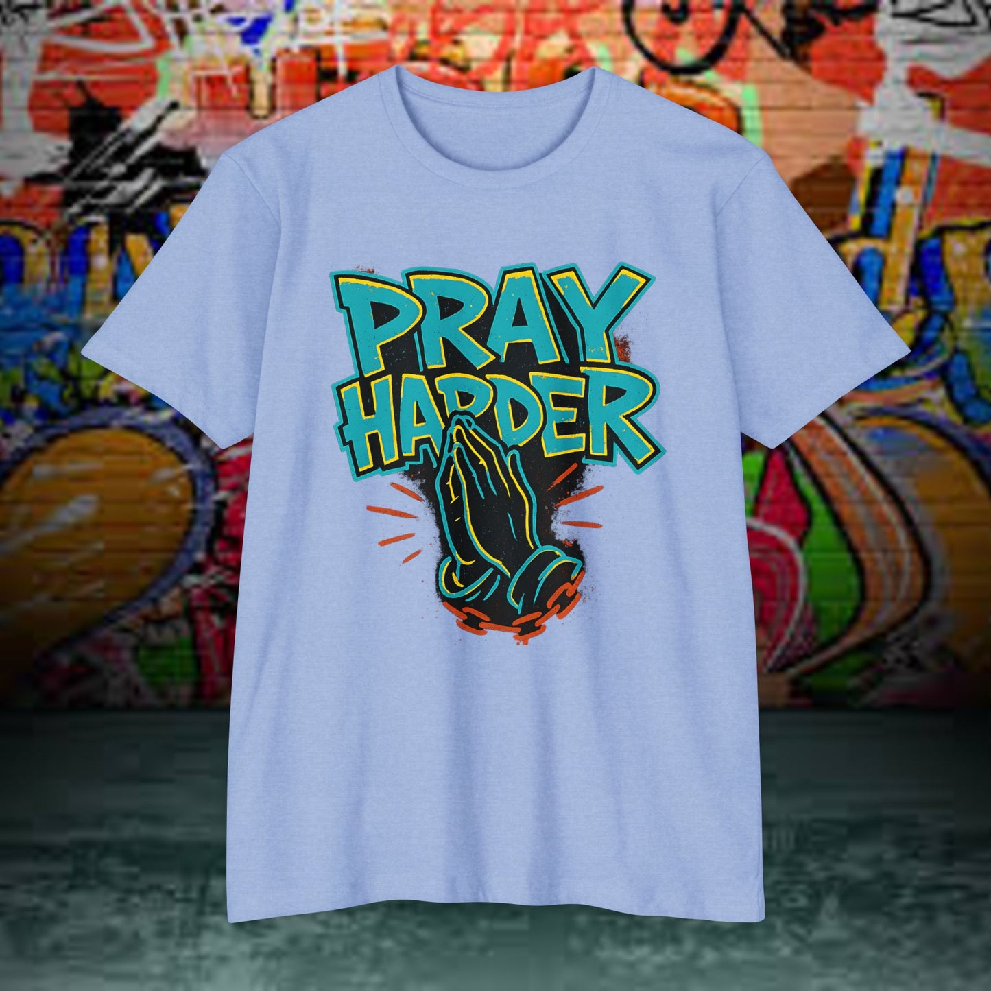 Praying Hands T-shirt, Spiritual Tee, Prayer Shirt, Unisex Graphic Tee, Gift for Believers, Casual Wear, Faith-Based Apparel