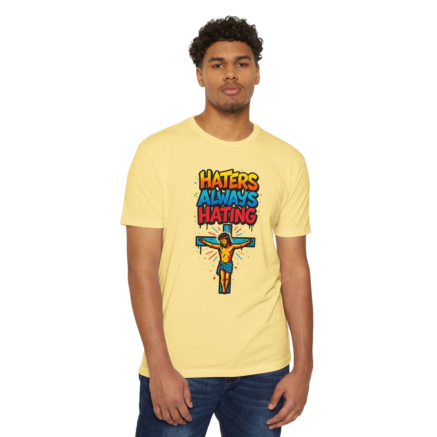"Haters always Hating” Graffiti Streetwear Tee – Next Level 6210